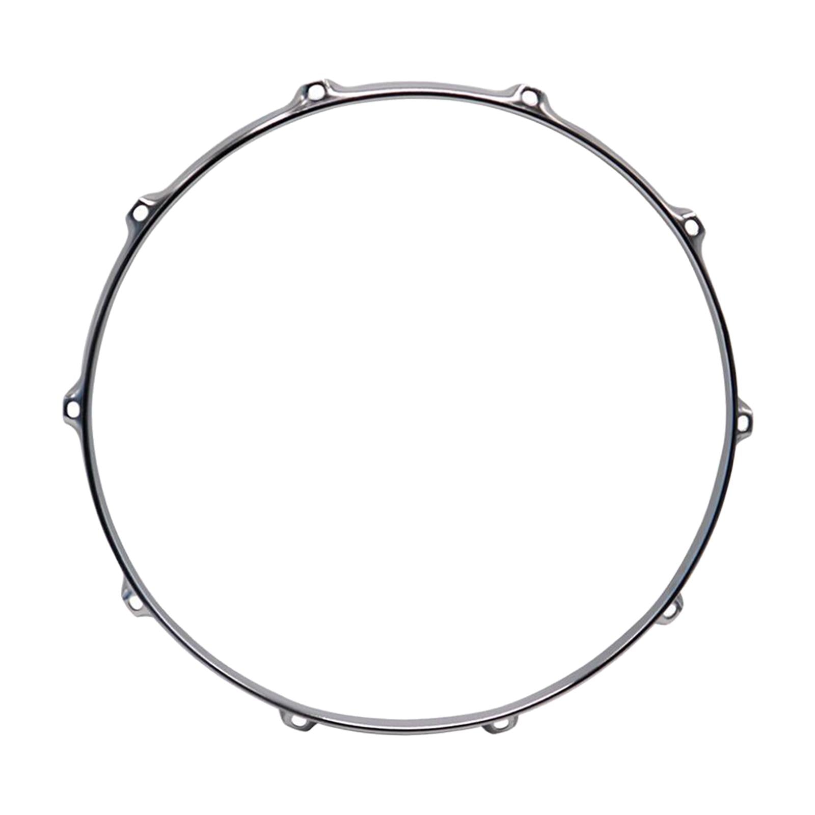 Drum Hoop Portable 14 inch 8 Lug Batter Hoop for Accessory Home Decor Office Upper Circle