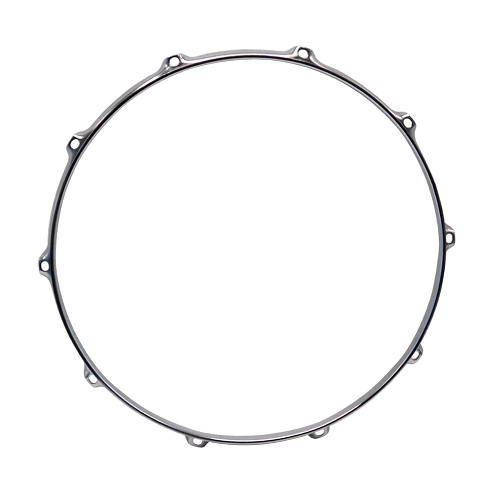 Drum Hoop Portable 14 inch 8 Lug Batter Hoop for Accessory Home Decor Office Upper Circle