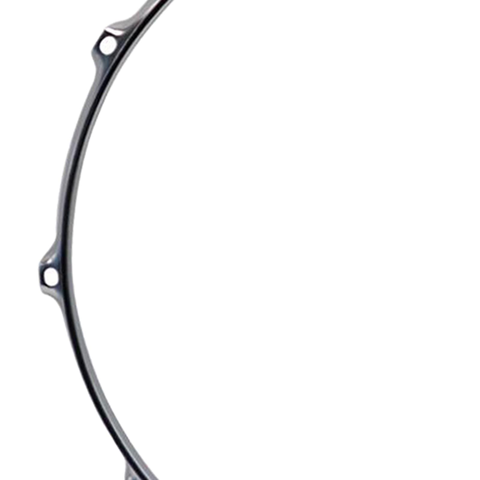 Drum Hoop Portable 14 inch 8 Lug Batter Hoop for Accessory Home Decor Office Upper Circle