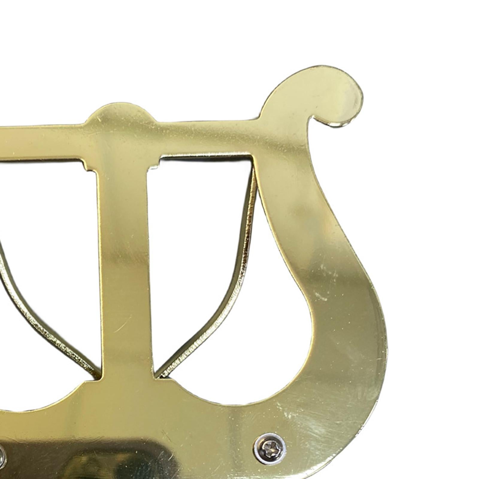 Music Sheet Clip Holder Trombone Music Clip for Travel Textbooks Performance