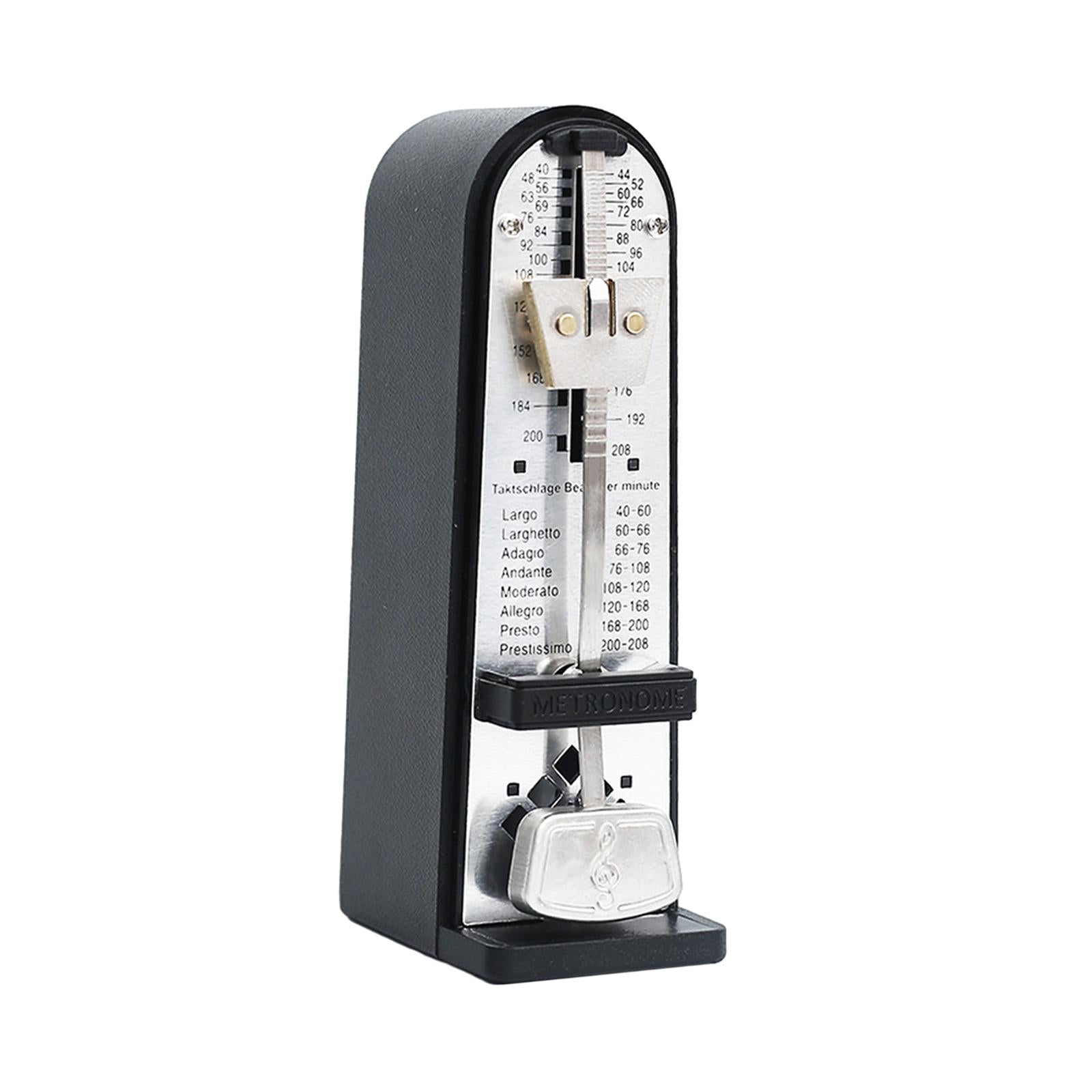 Mechanical Metronome Universal Metronome for Guitar Ukulele Music Instrument Black
