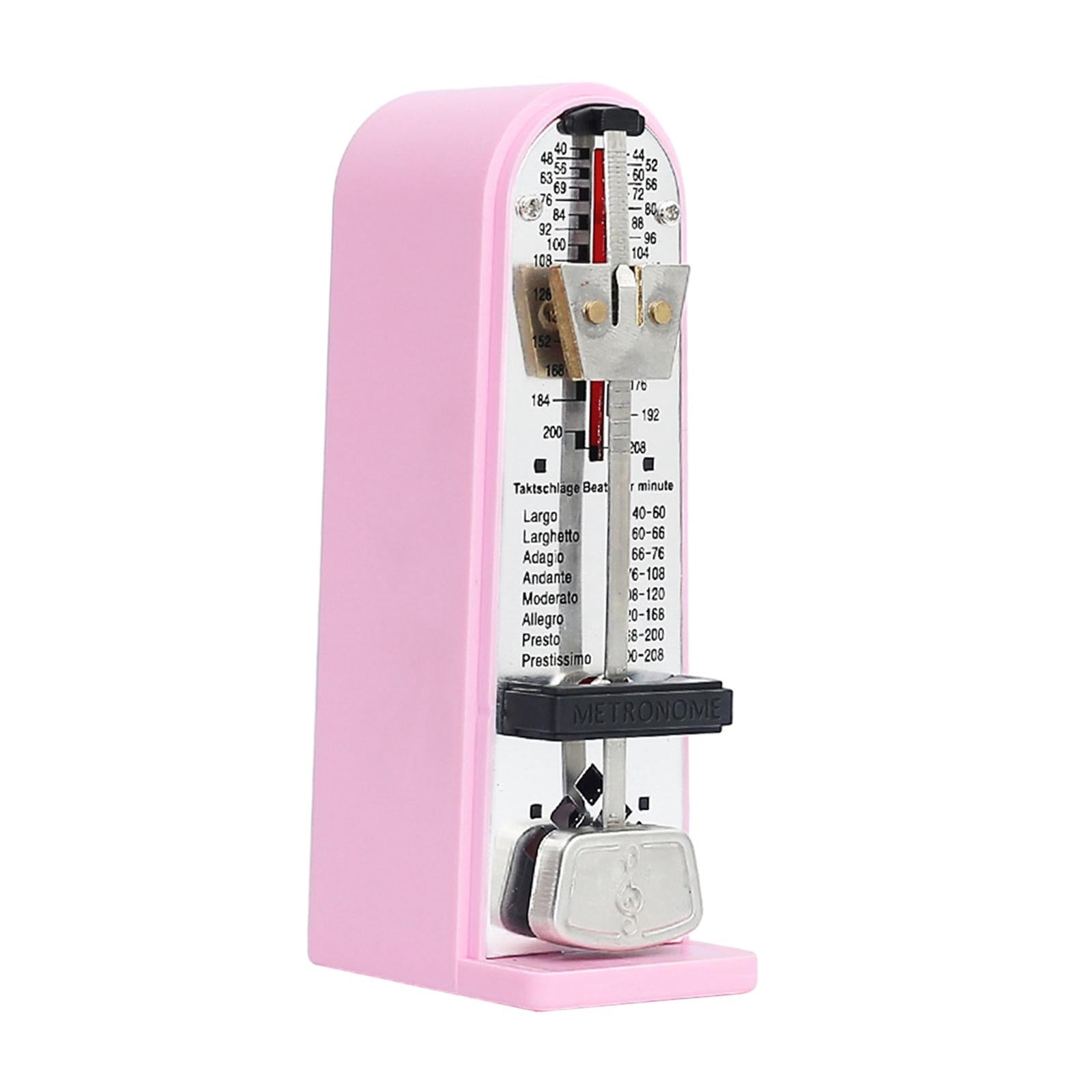 Mechanical Metronome Universal Metronome for Guitar Ukulele Music Instrument Pink