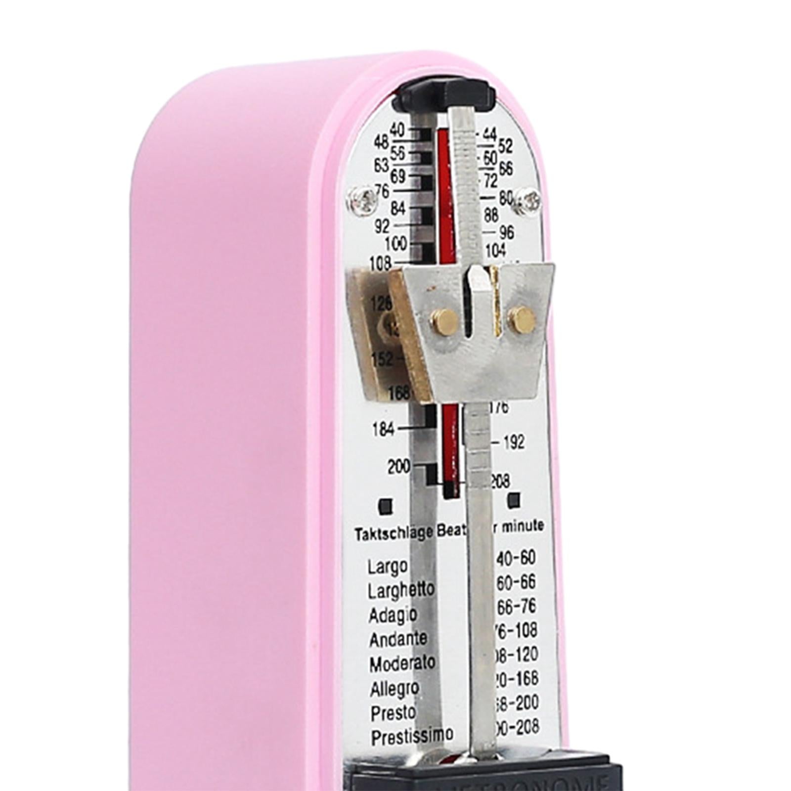 Mechanical Metronome Universal Metronome for Guitar Ukulele Music Instrument Pink