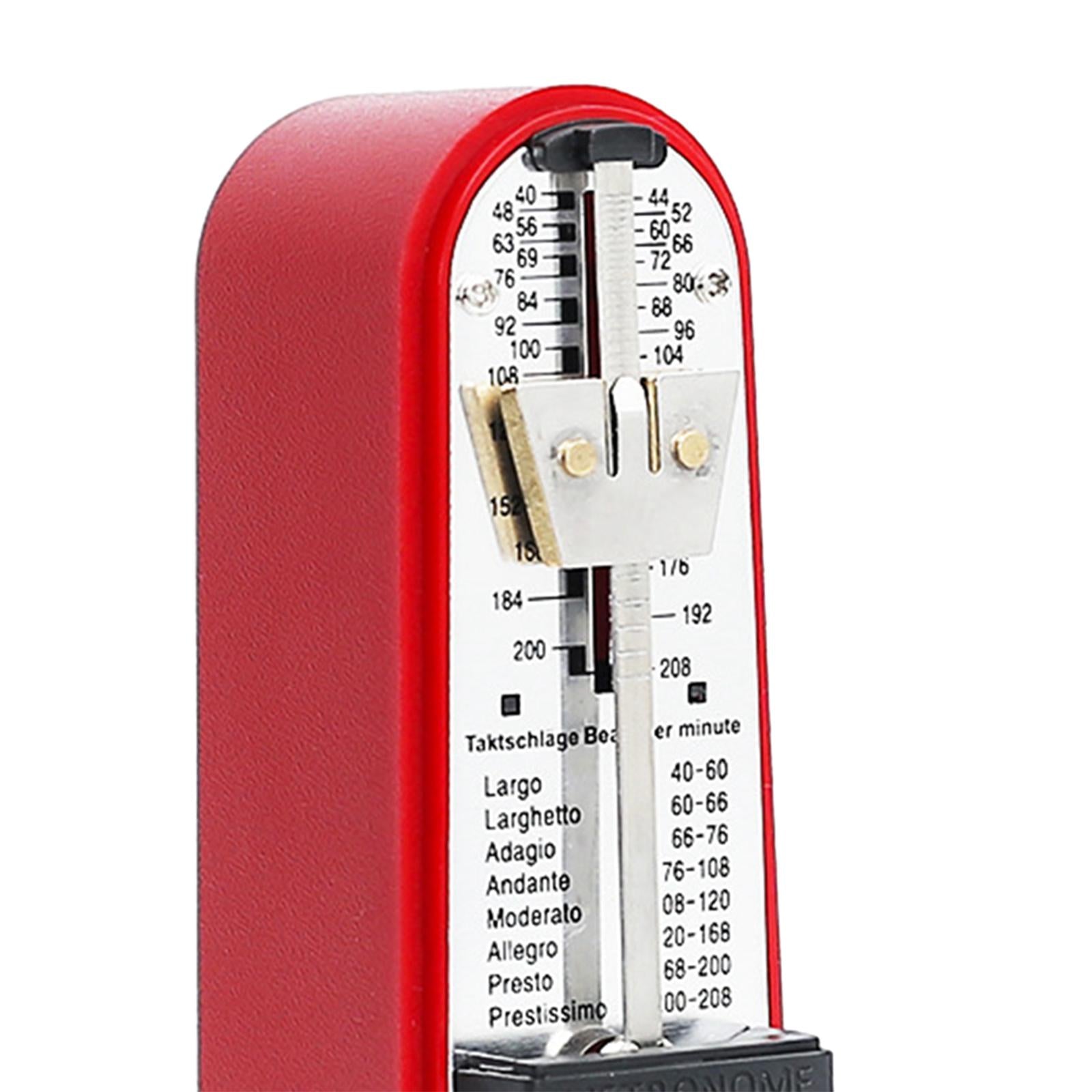 Mechanical Metronome Universal Metronome for Guitar Ukulele Music Instrument Red