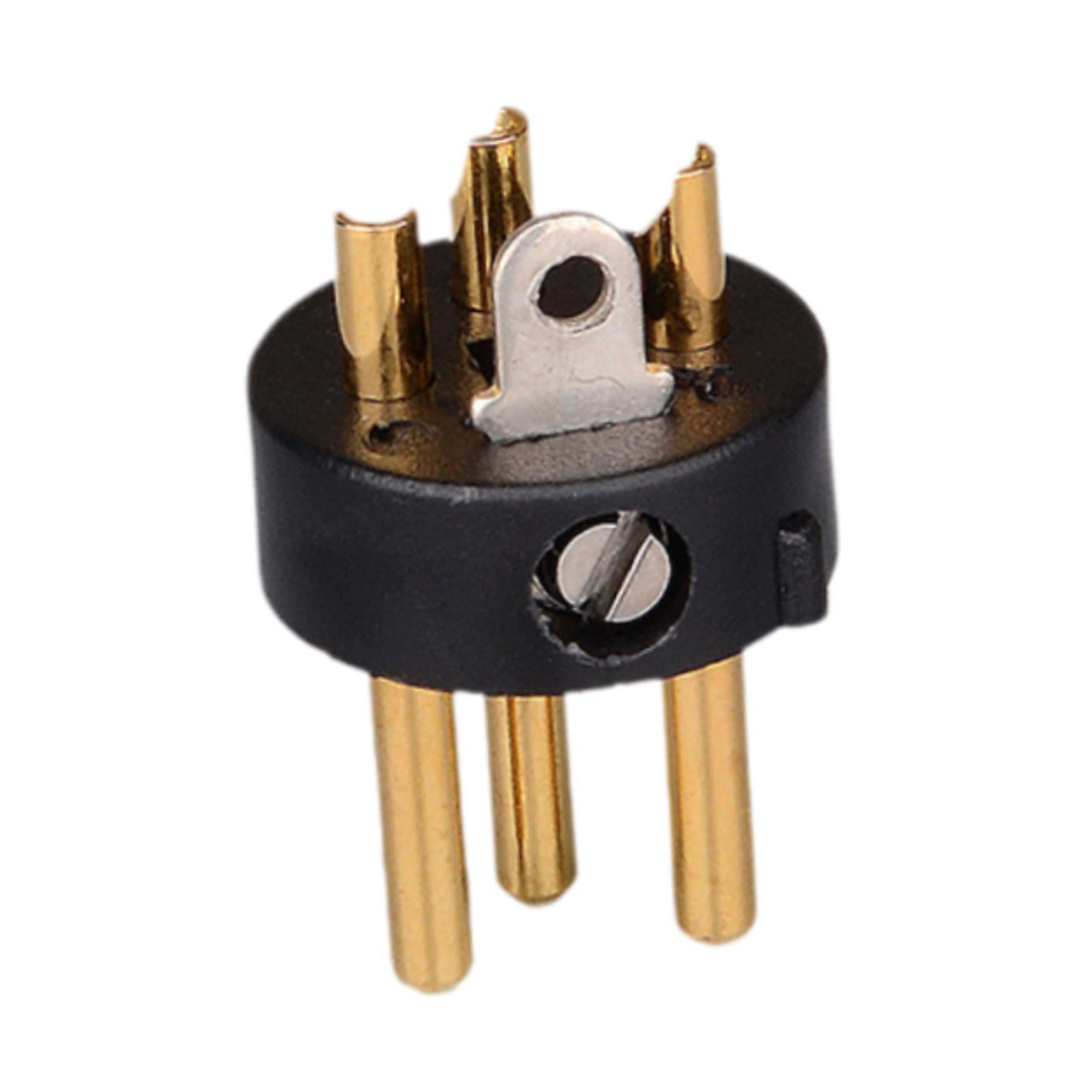 10 Pieces Mic 3 Pin Connector Accessories for Power Amplifier Speaker Studio