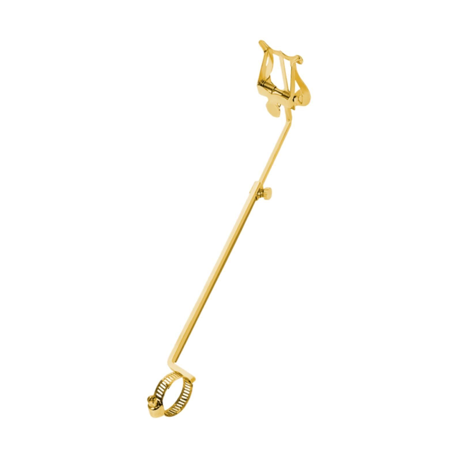 Clarinet Lyre Holder Lightweight Metal Clarinet Marching Lyre for Practicing 28x7x4.6cm