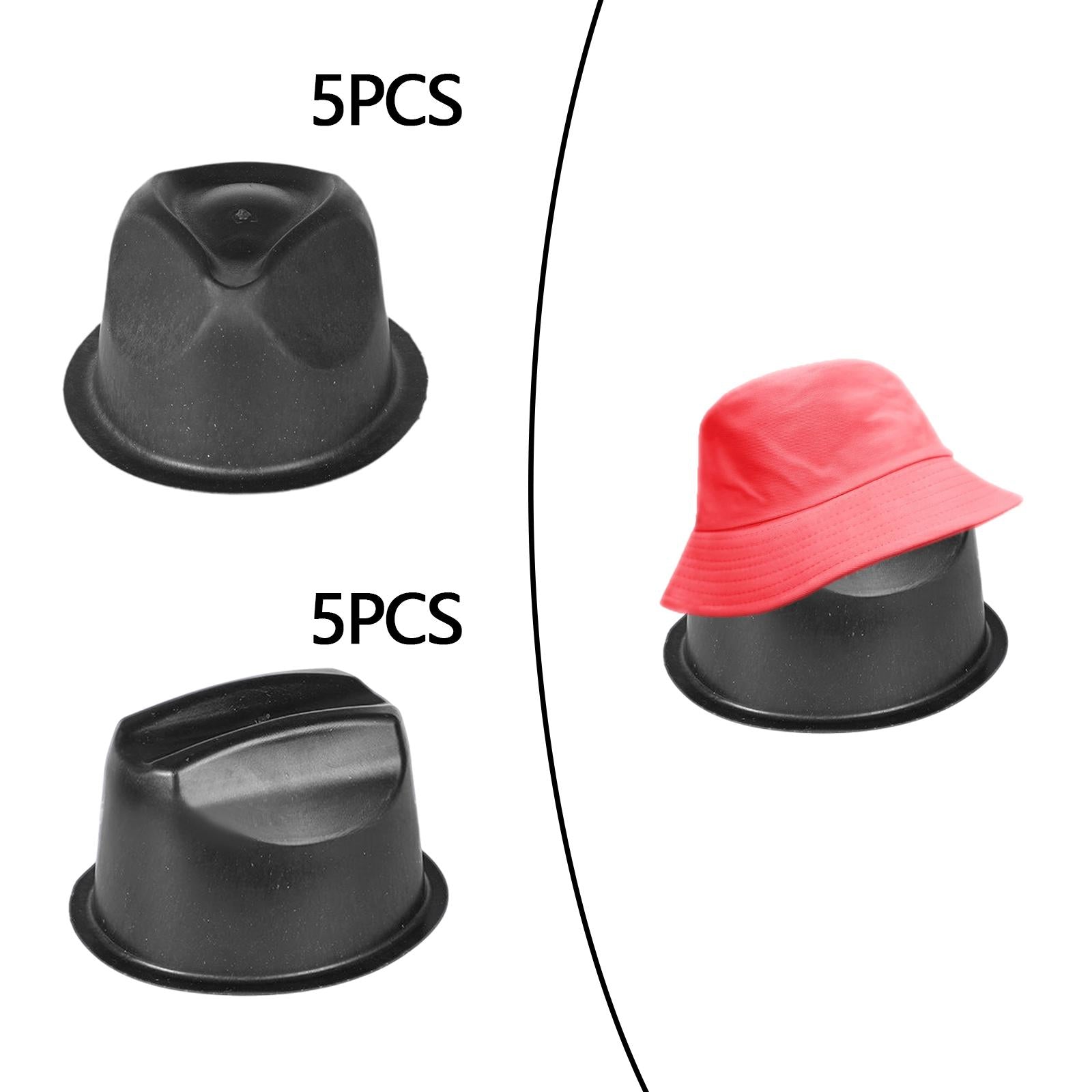 5Pcs Baseball Cap Stand Baseball Hat Shaper for Home Storage and Organization 22.5x12cm
