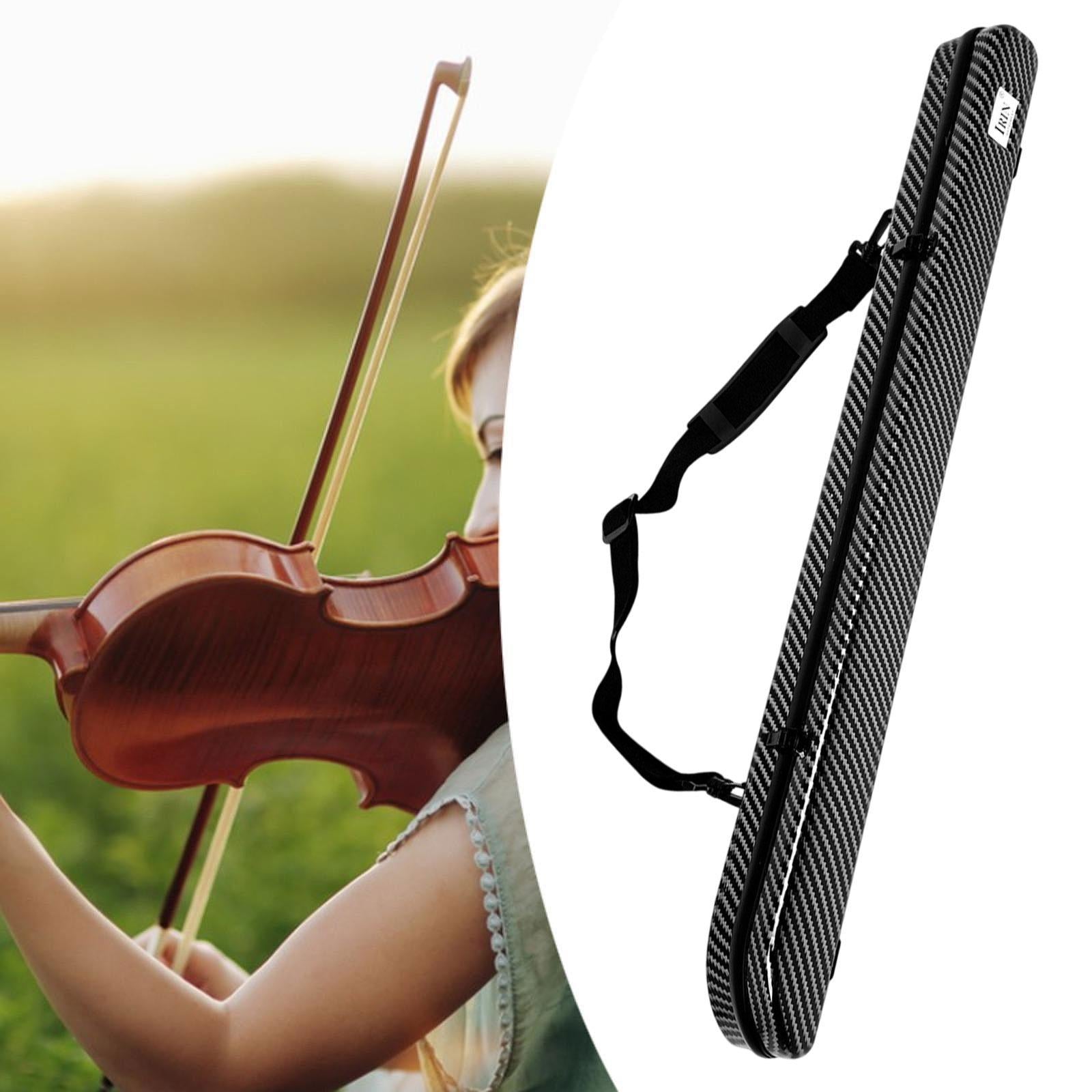 Bow Case Full Protection Portable Music Lover Gift Scratch Resistant Bow Box Carbon fiber texture
