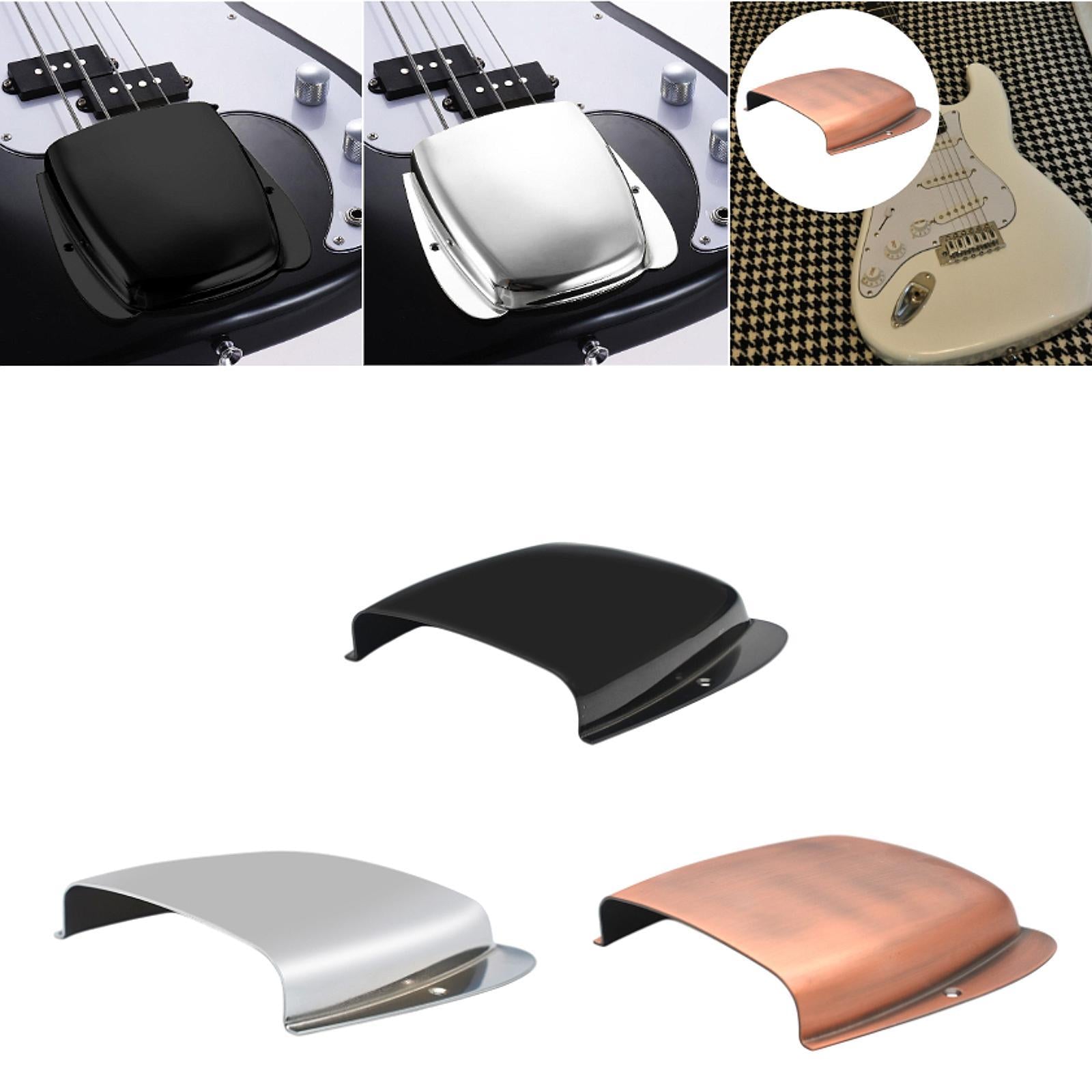 Bass Bridge Cover Stringed Musical Instrument Accessory Shell Aluminum Alloy Black