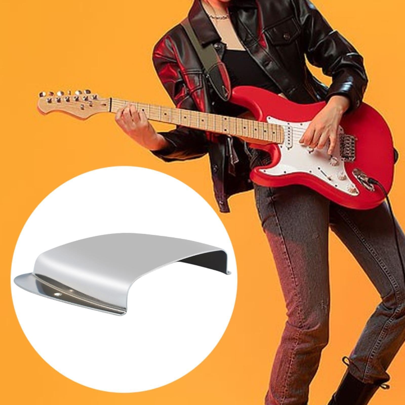 Bass Bridge Cover Stringed Musical Instrument Accessory Shell Aluminum Alloy Argent