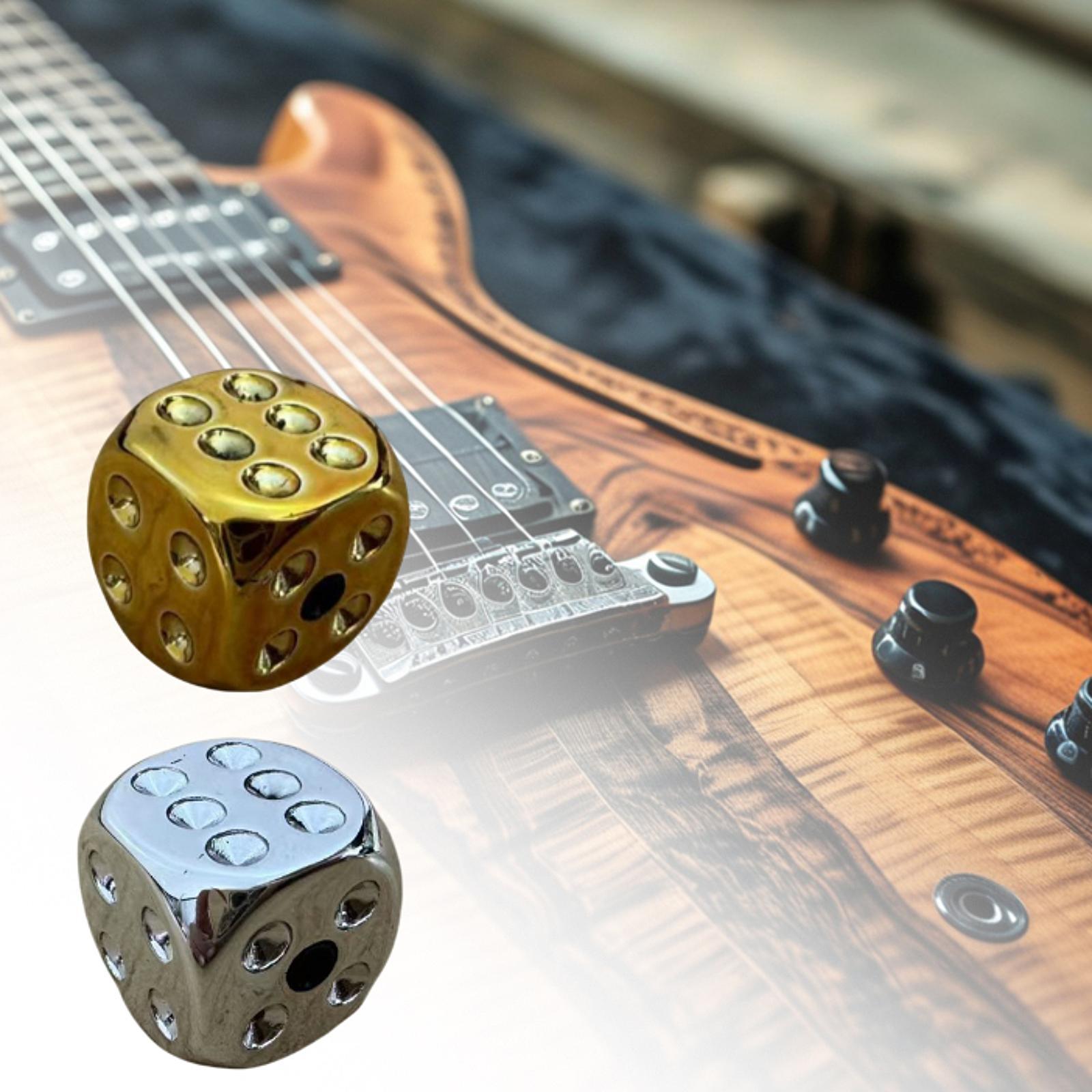 Bass Knob Metal Volume and Tone Control Knob for Electric Guitar Accessories gold