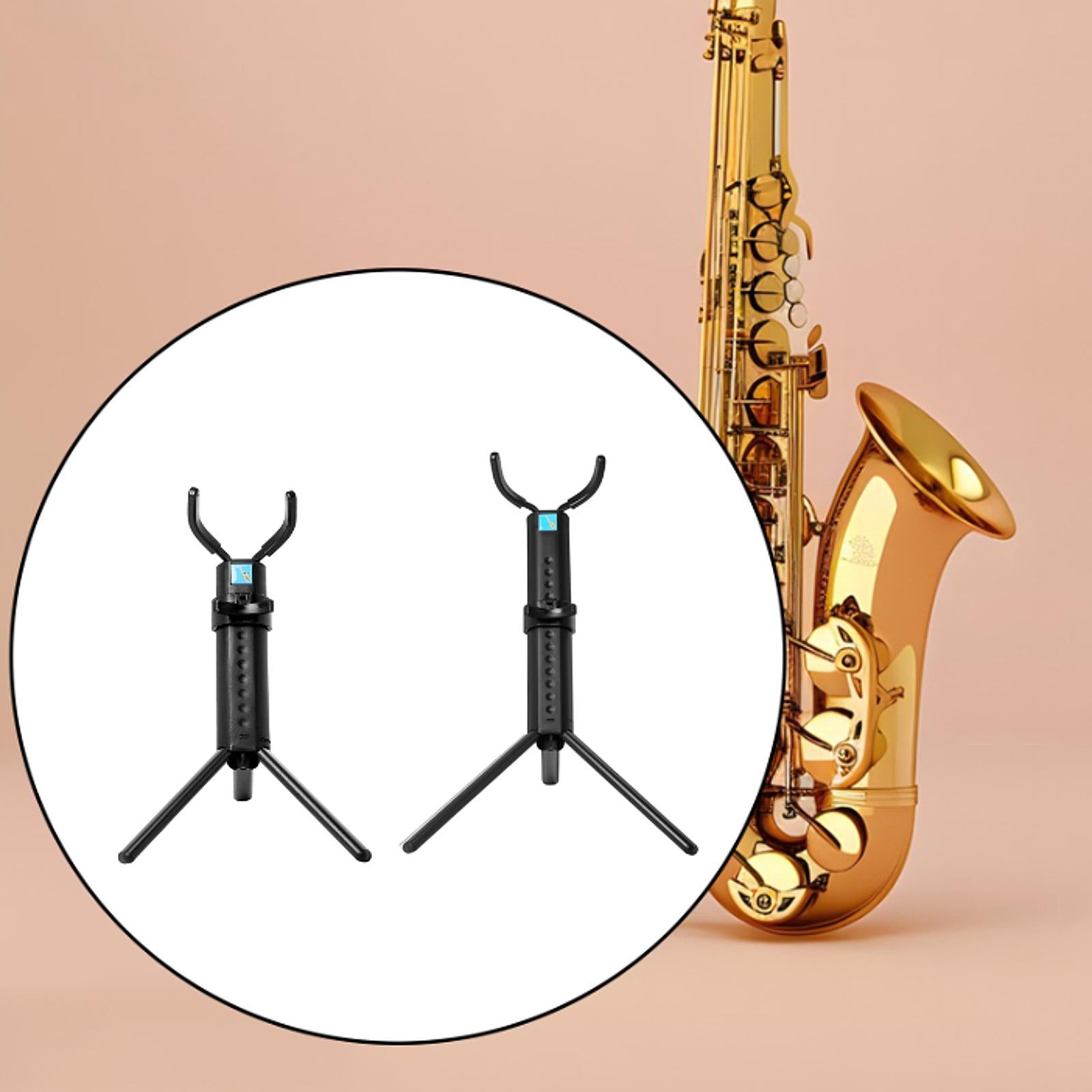 Alto Tenor Sax Stand Triangle Base Professional Holder Rack Saxophone Holder for Alto Saxophone