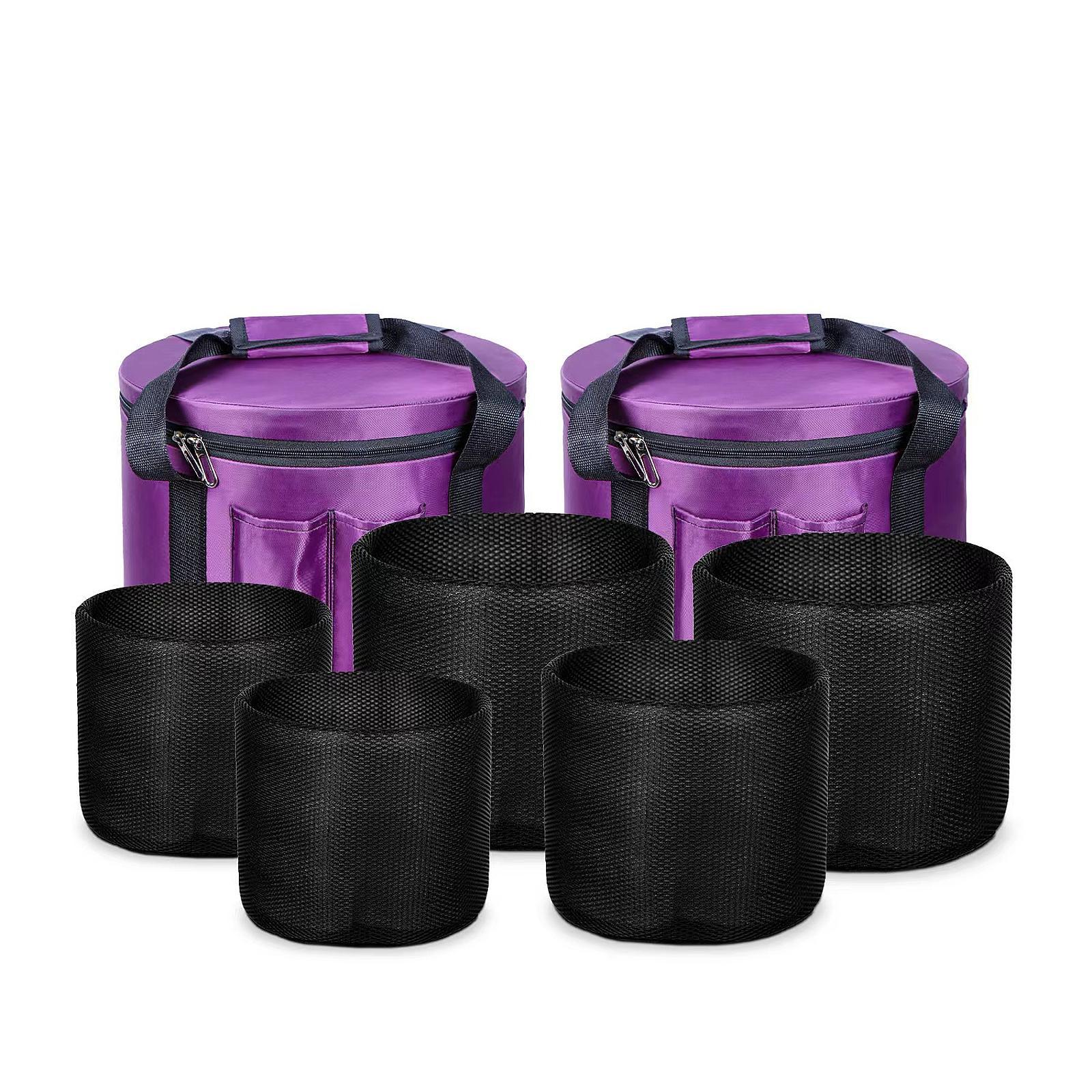 Crystal Singing Bowls Carry Case Travel Bag for Traveling Camping Meditation 12 inch