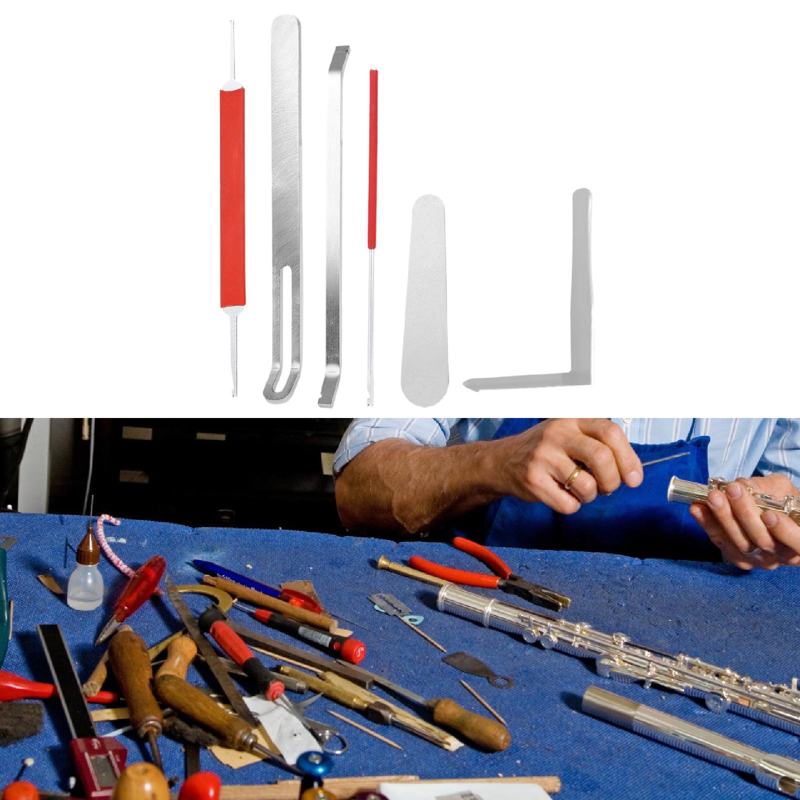 6 Pieces Saxophone Repair Tool Premium Sturdy for Sax/clarinet/flute/piccolo