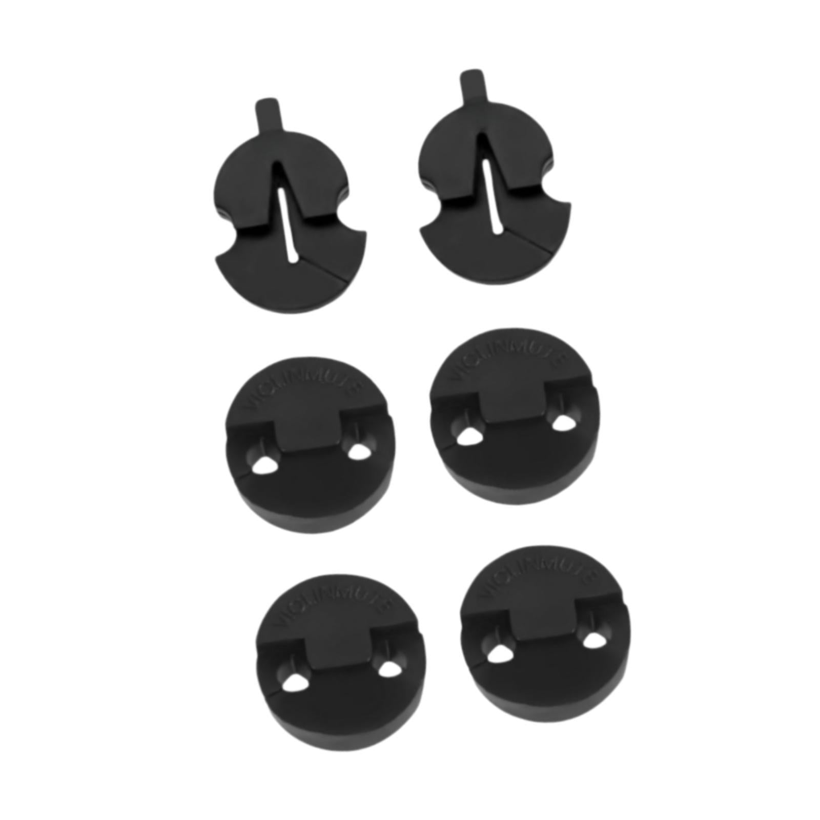 Violin Practice Mutes Replacement for Night Practice 4 Pack Round Style Mute