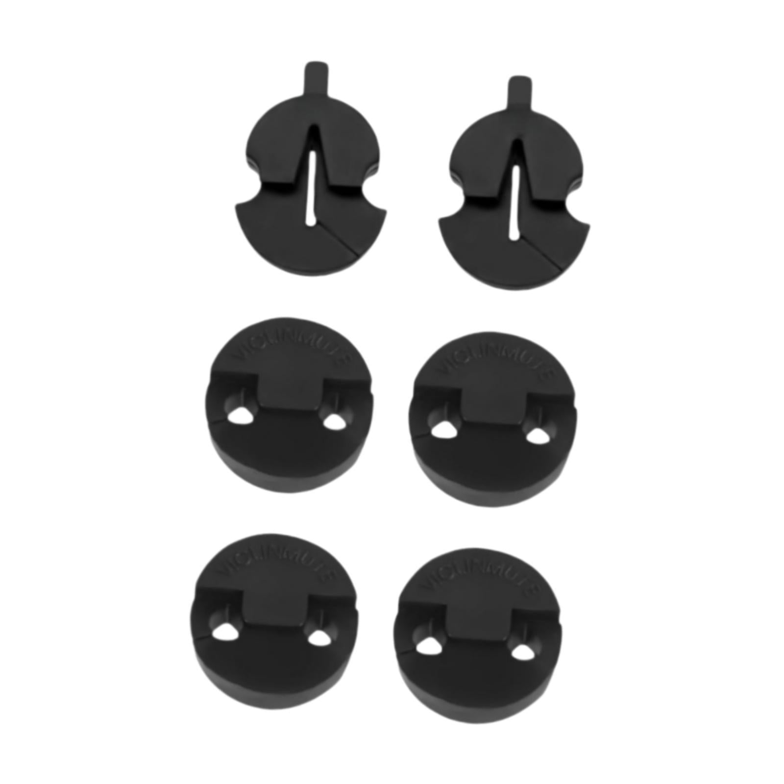 Violin Practice Mutes Replacement for Night Practice 4 Pack Round Style Mute