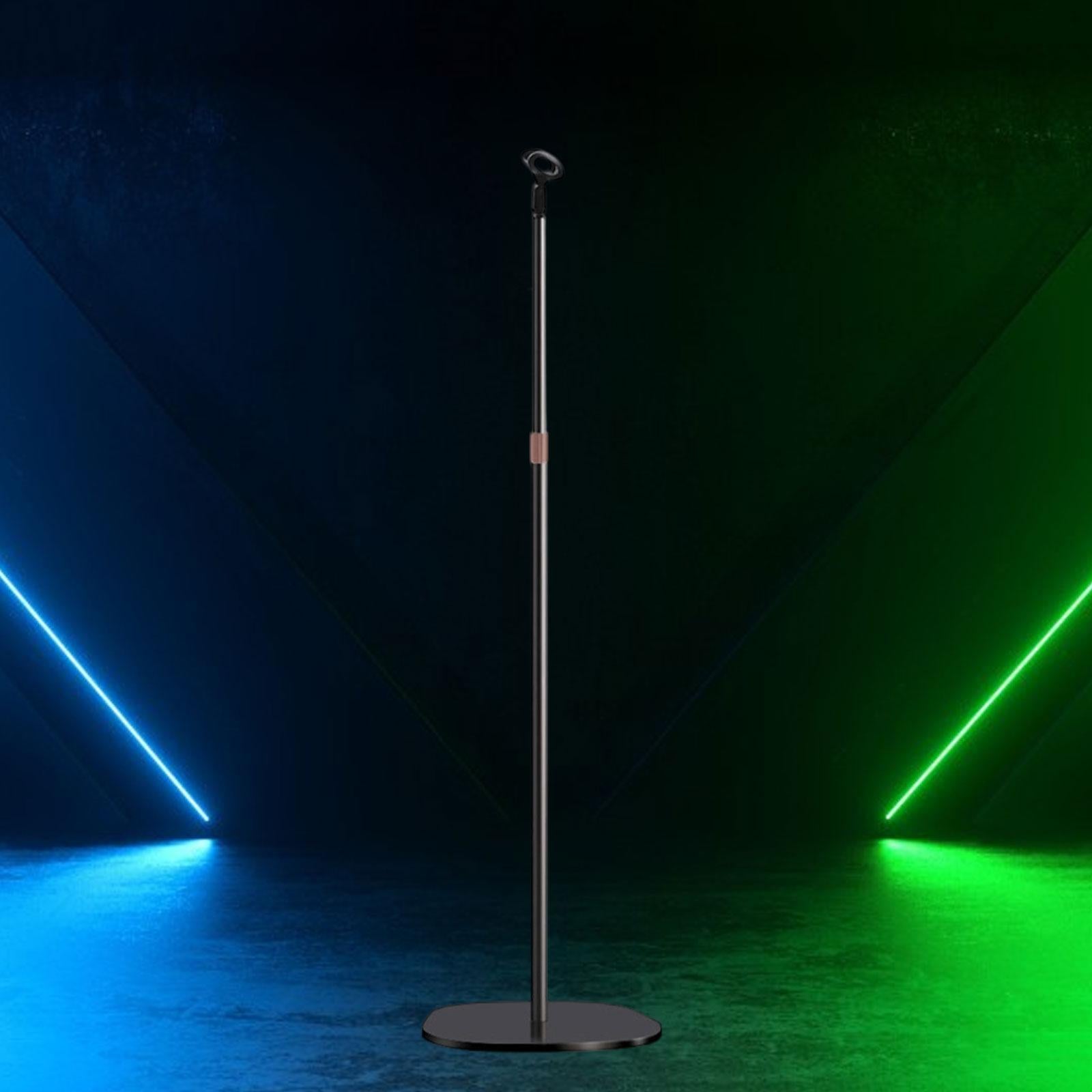 Mic Stand Stability Floor Standing Mic Holder for Wedding Podcasters Singing