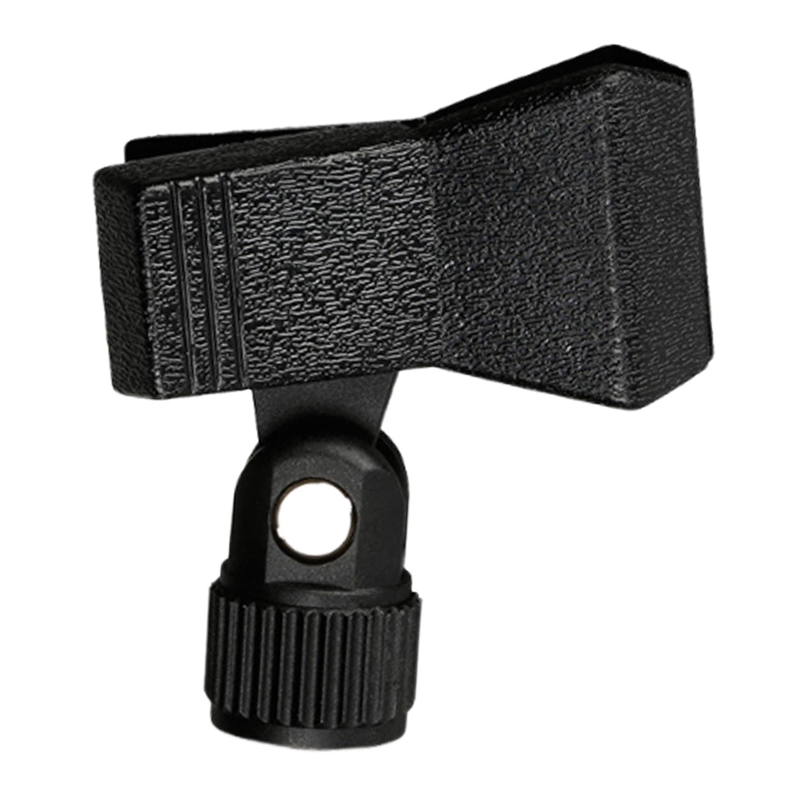 Microphone Clip Holder Lightweight Break Resistant Easy Install Sturdy Clamp