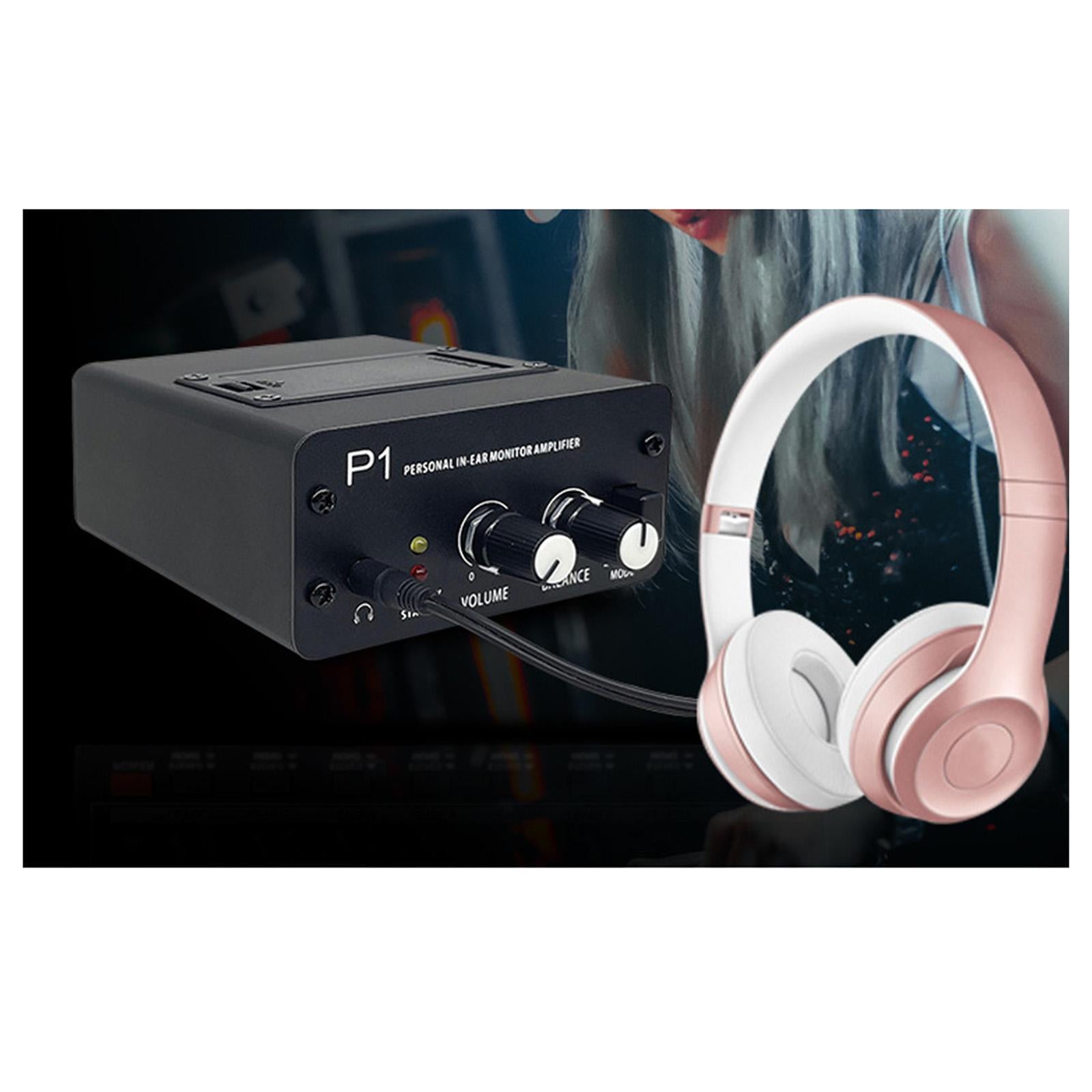 Headphone Amplifier Stereo Audio Amp for Live Performances Mixer