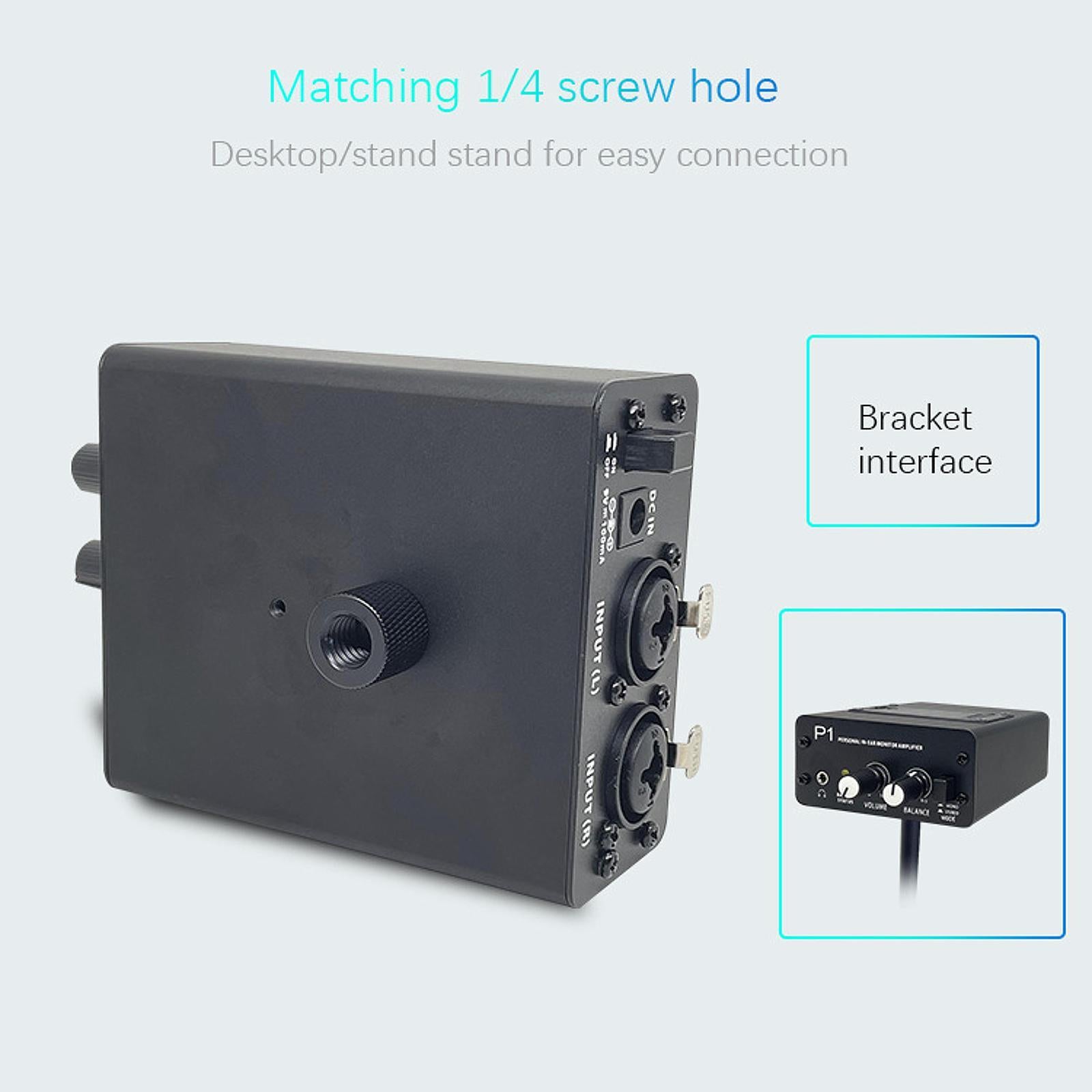 Headphone Amplifier Audio Adapter for Home Speakers Live Performances Studio