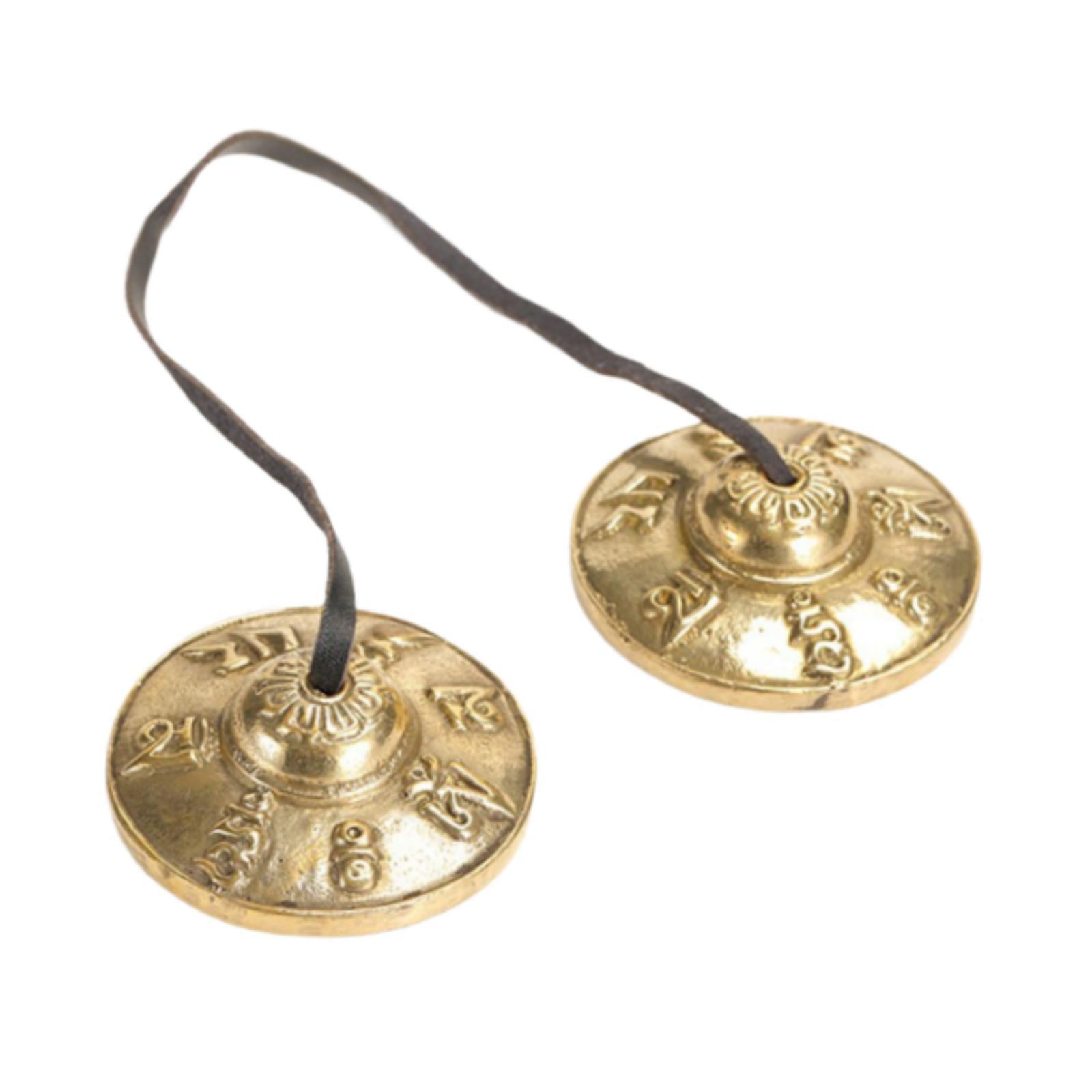 Tibetan Tingsha Cymbals 6.5cm Diameter Easy to Play Tibetan Meditation Bells B
