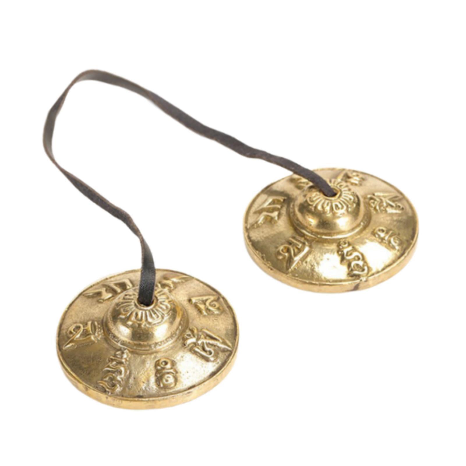 Tibetan Tingsha Cymbals 6.5cm Diameter Easy to Play Tibetan Meditation Bells B