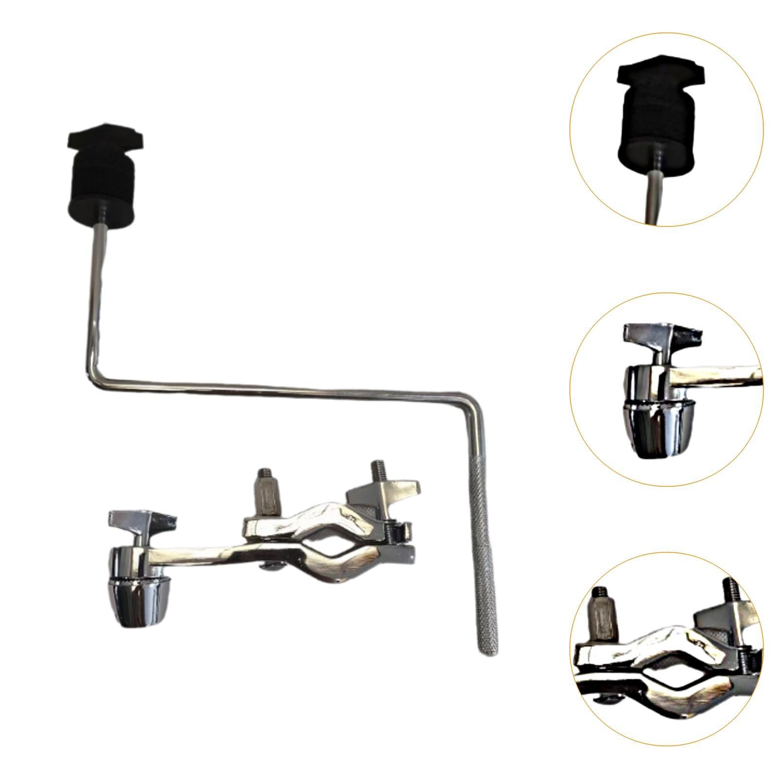 Drum Extension Clamp Holder Cymbal Extension Mount Clamp for Drum Percussion