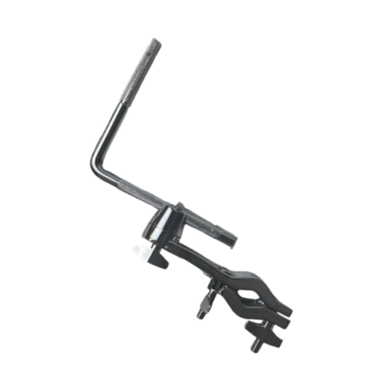 Cowbell Mount Clamp with Rod Practice Tool Drum Mounting Bracket for Cowbell