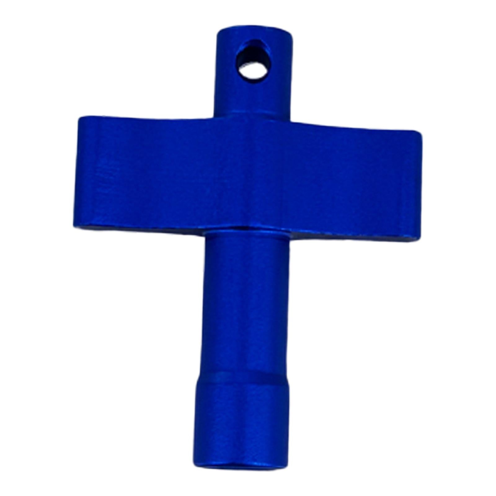 Drum Key Ergonomic for Drummer Sturdy T Shaped Hardware Tool Drum Tuning Key blue