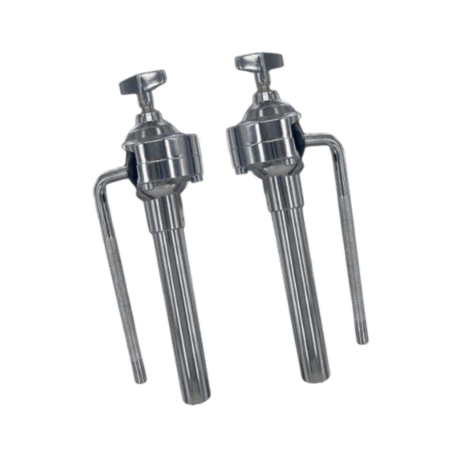 2Pcs Cymbal Stand Bracket Support Accessory Single Tom Holder for Percussion