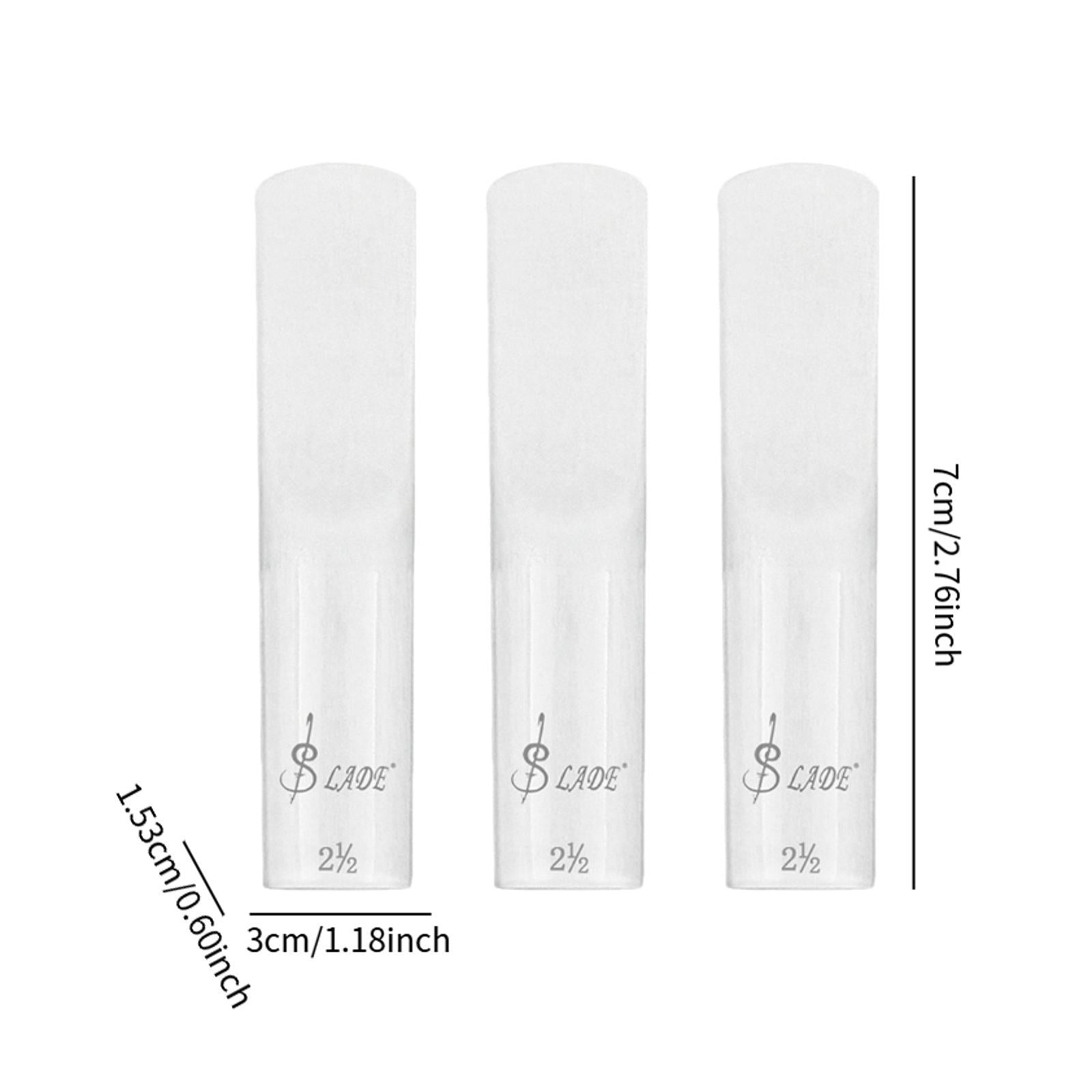 3 Pieces Saxophone Reeds Musical Performance Replacement for Player Beginner Tenor