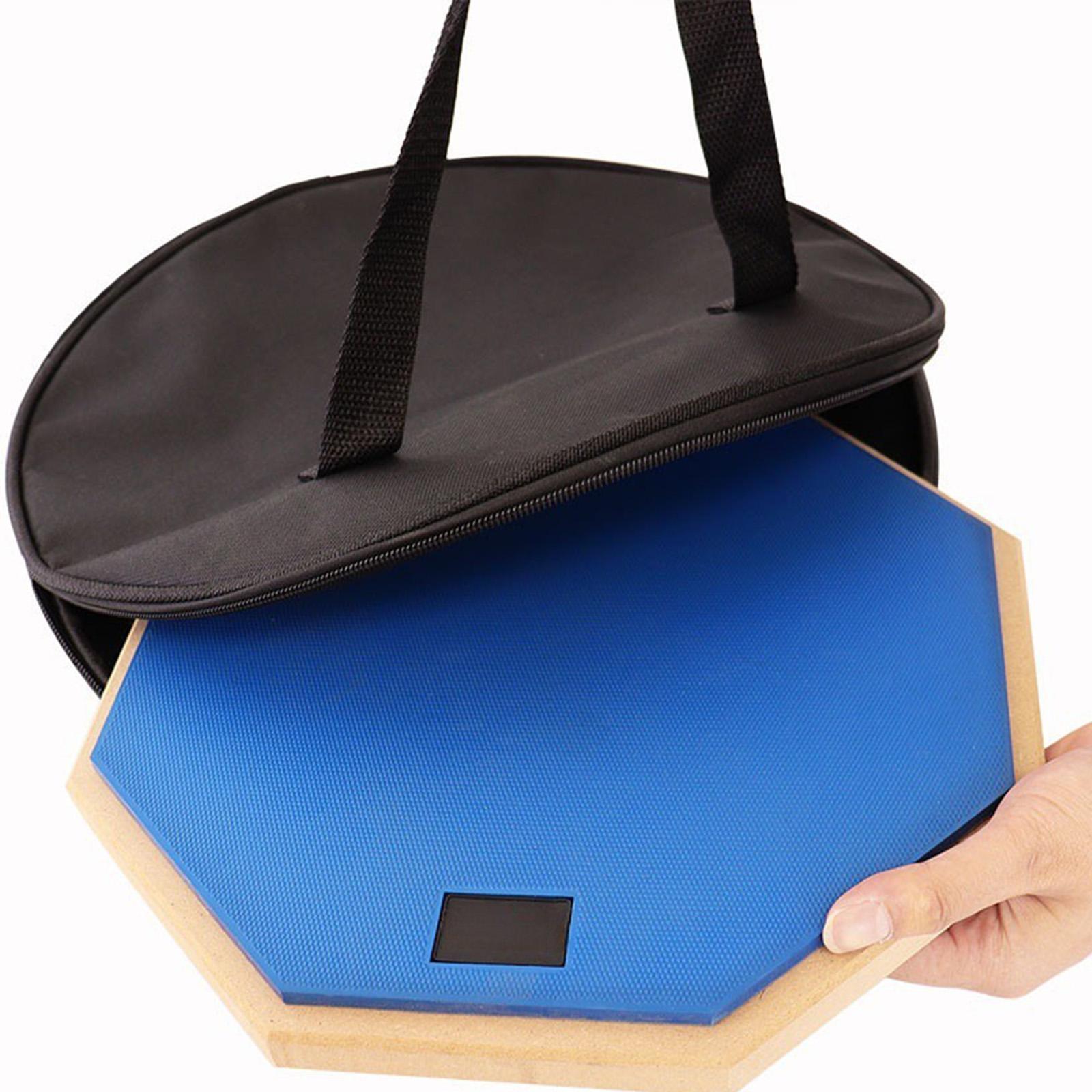 Dumb Drum Bag Pouch Portable Travel Drum Pad Bag Waterproof Practice Pad Bag