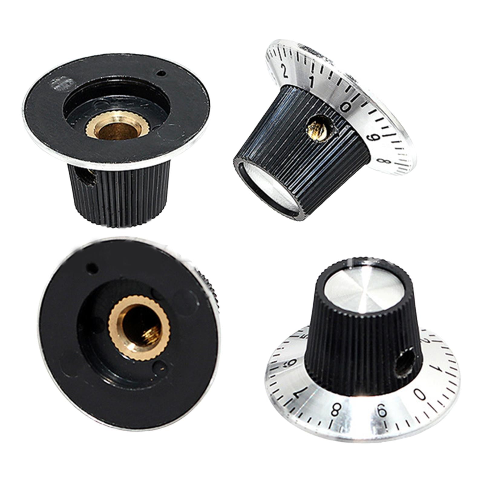 4Pcs Guitar Knobs Portable Professional Replaces Potentiometer Control Knobs