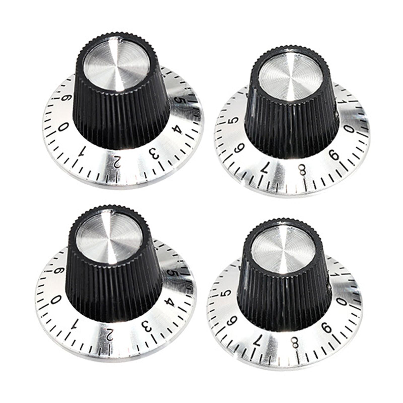 4Pcs Guitar Knobs Portable Professional Replaces Potentiometer Control Knobs