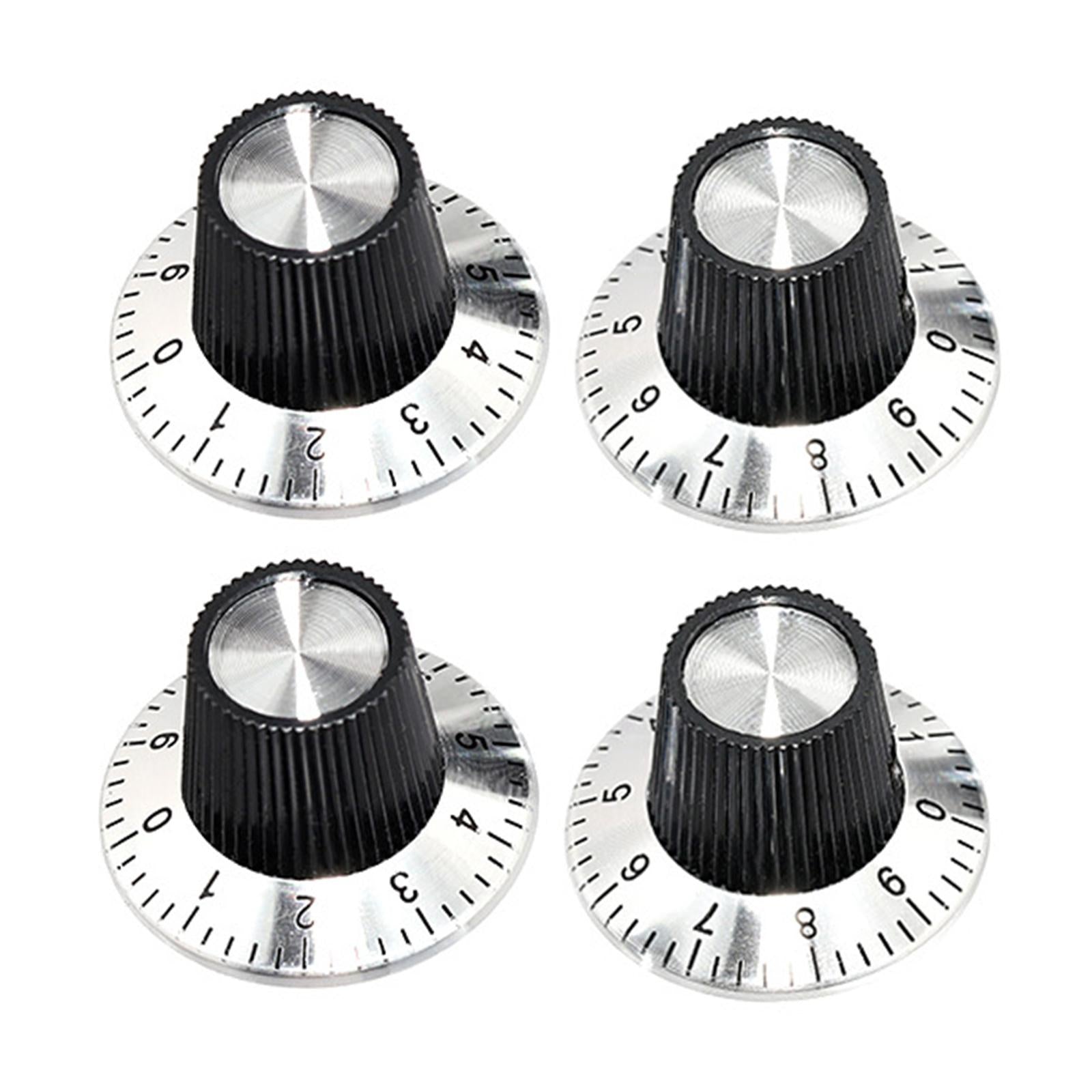 4Pcs Guitar Knobs Portable Professional Replaces Potentiometer Control Knobs