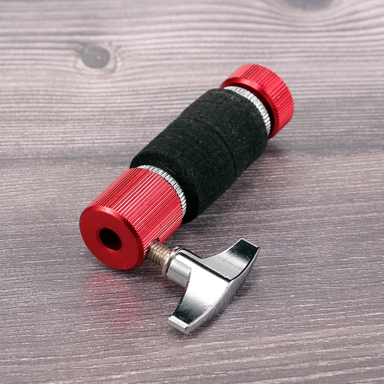Hi Hat Clutch Portable Replacement Sturdy Jazz Drum Clutch for Cymbal Player Red