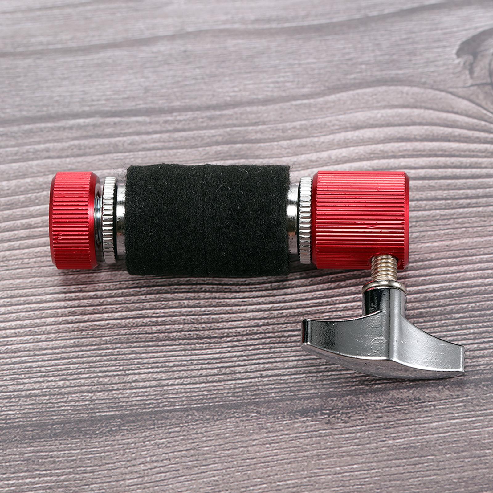 Hi Hat Clutch Portable Replacement Sturdy Jazz Drum Clutch for Cymbal Player Red