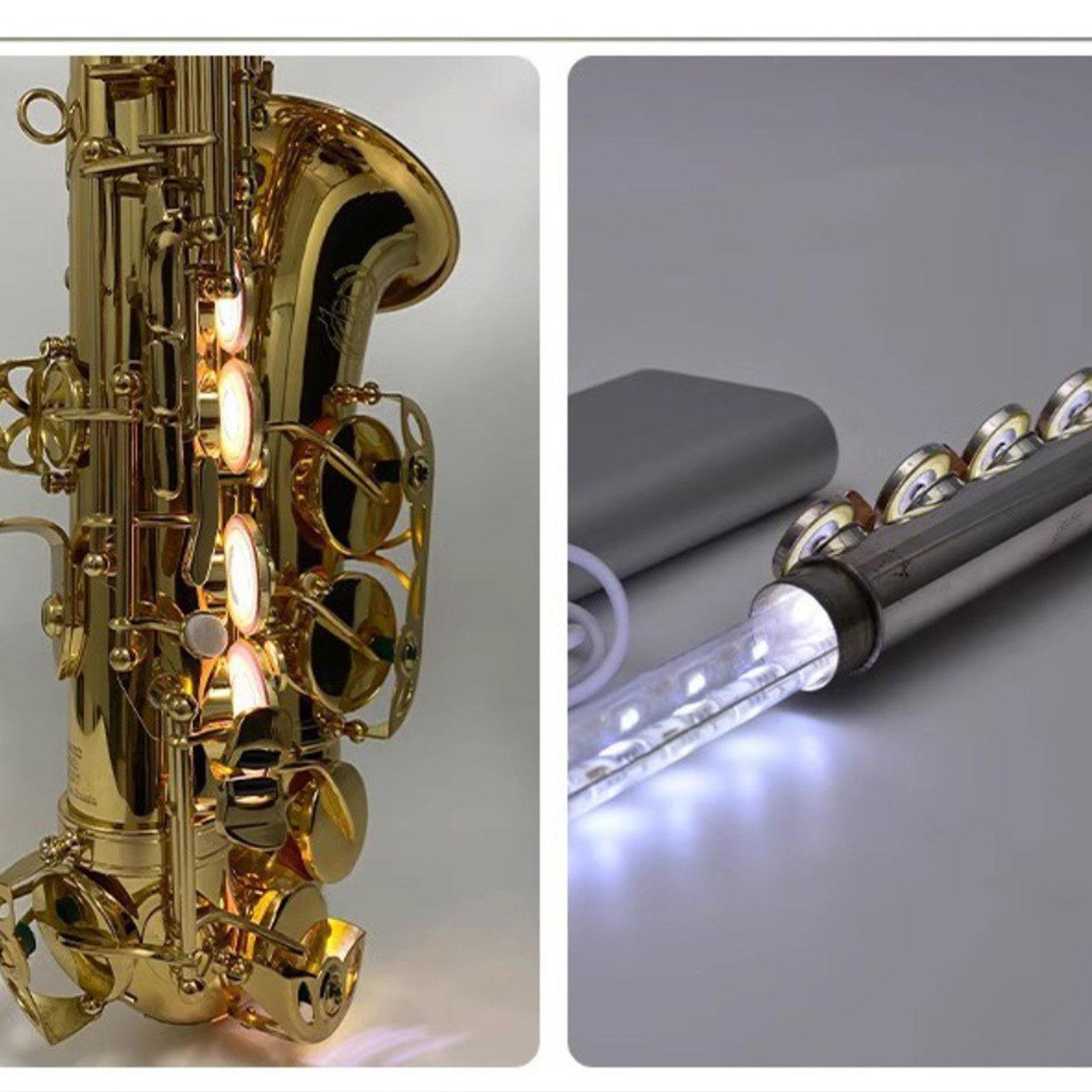 Sax Test LED Strip Clarinets Tester Easy Installation Leak Light Repair Tool