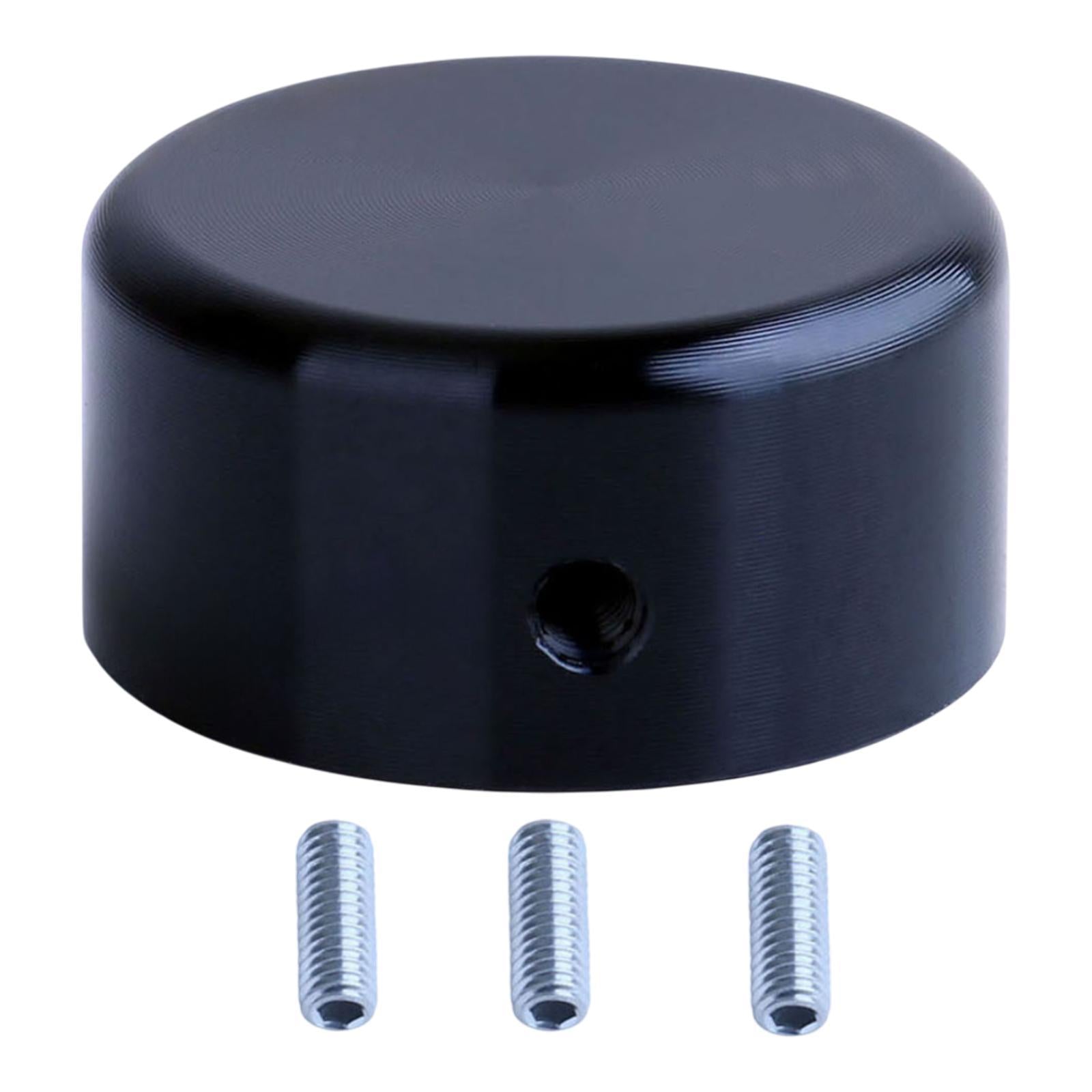 Guitar Effects Pin Cap Easy to Install Pedal Box Foot Knob for Effect Pedals Black