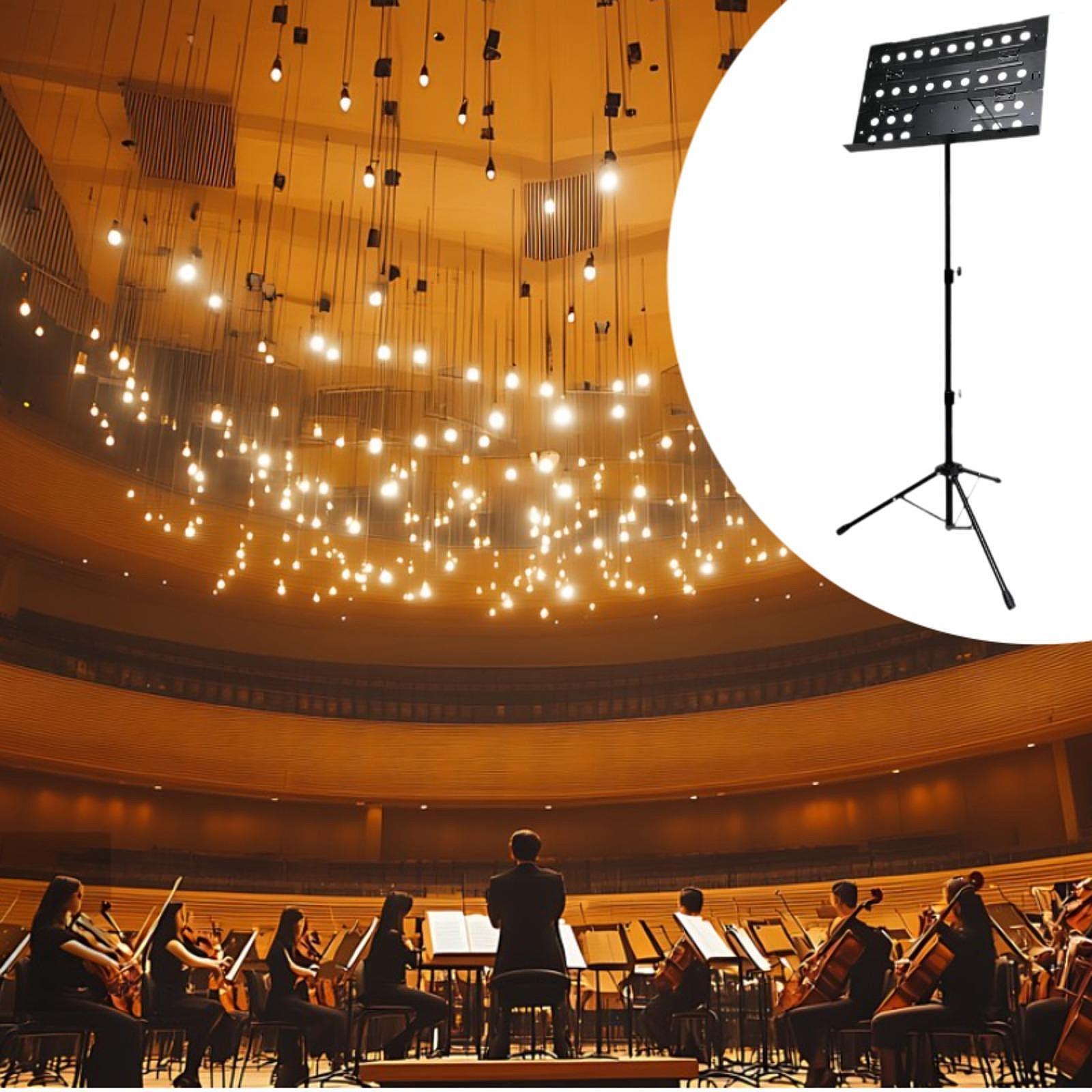 Music Stand Tripod with Carrying Bag Professional Portable Non Slip Foldable