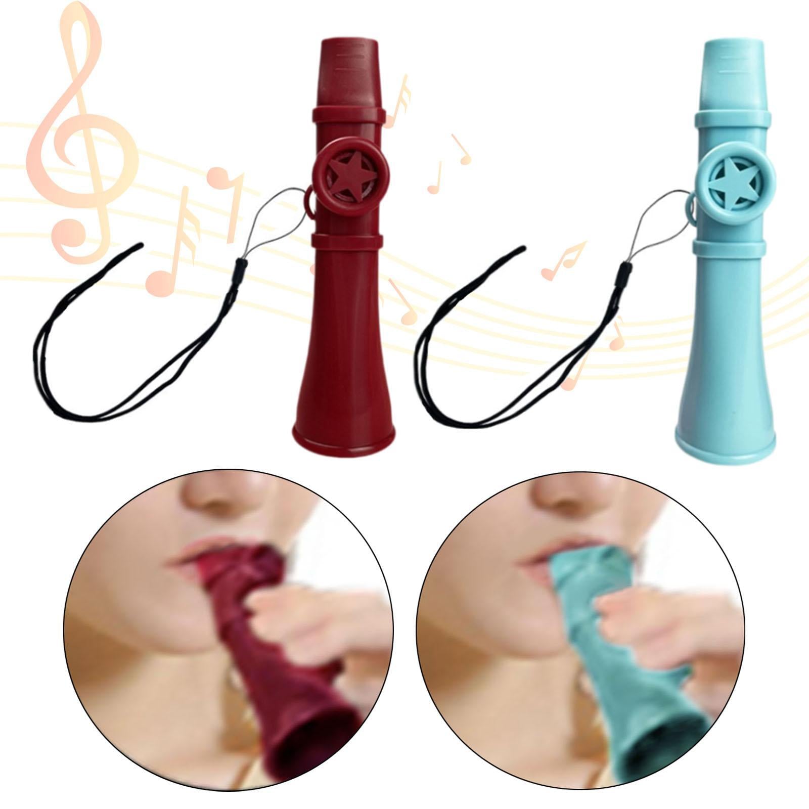 Kazoo Flute Easy to Easy to Play Party Favors Color Kazoo Kids Ukulele Red