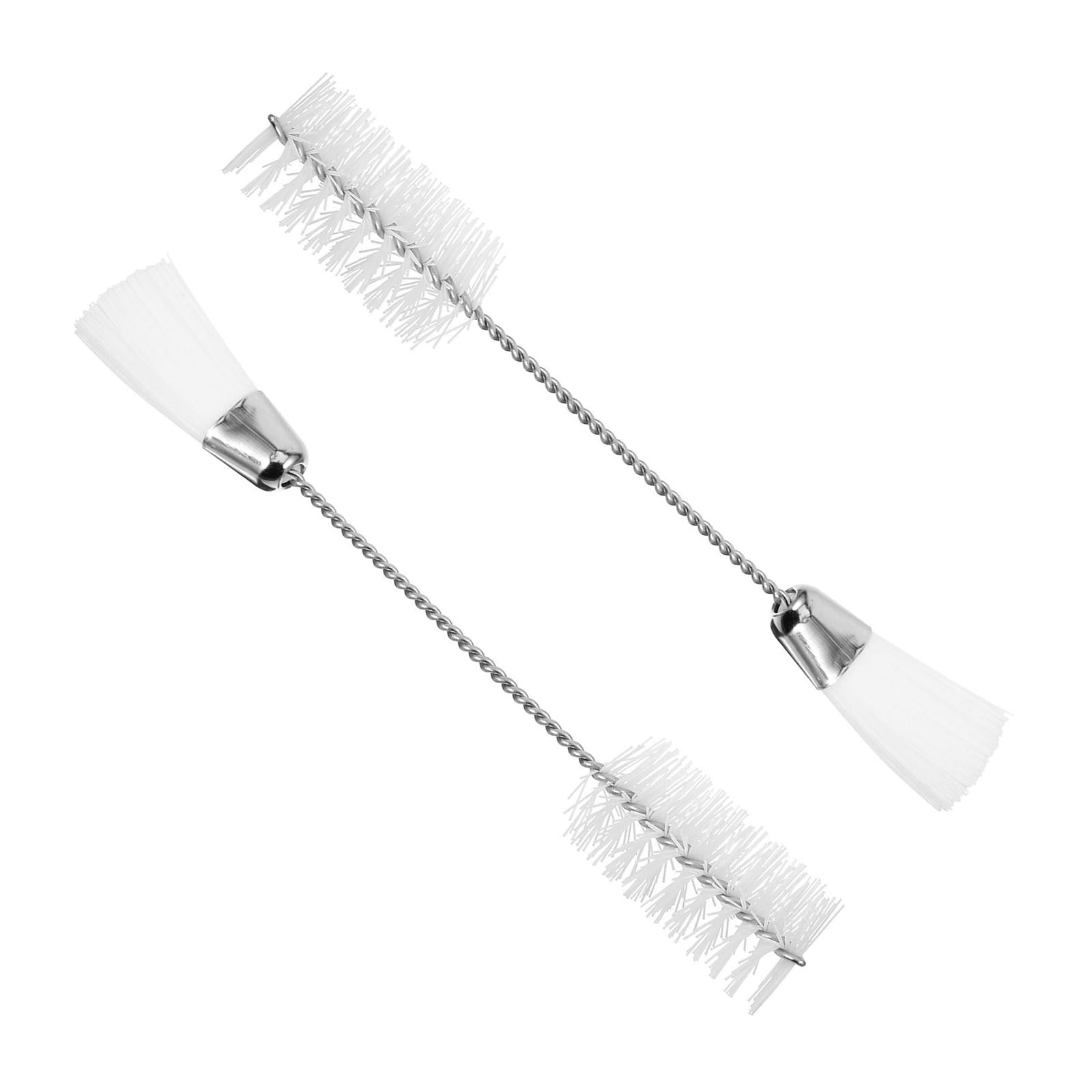 2x Sewing Machine Cleaning Brushes 2 Ends for Flute Hard Reach Place Trumpet
