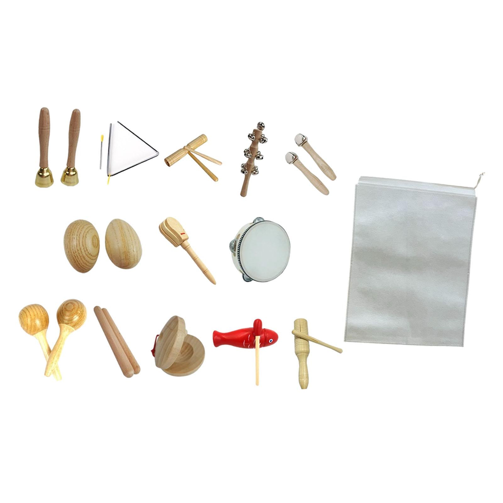 13x Kids Musical Instruments Set Creative Portable Teaching Aids Educational