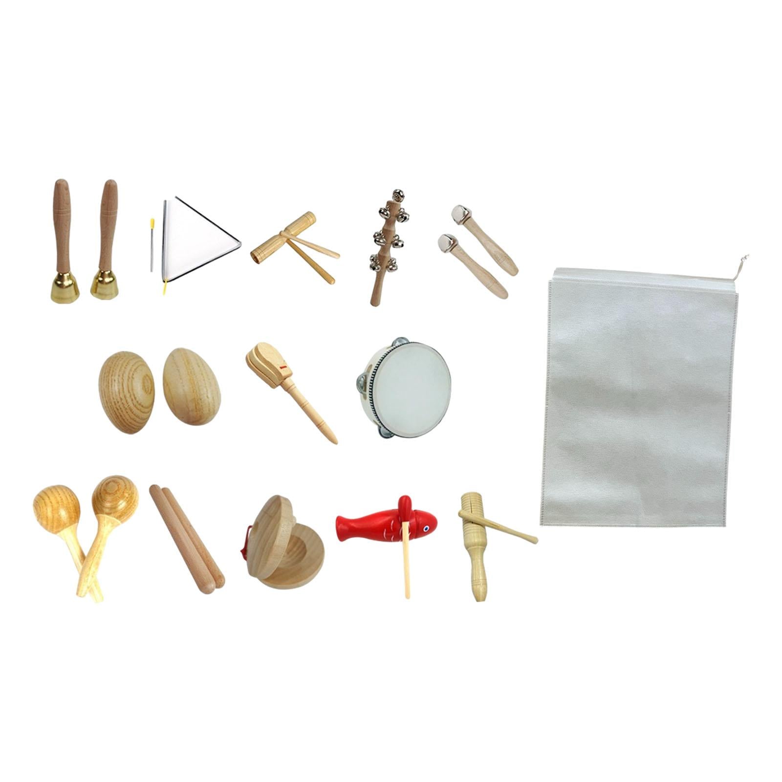 13x Kids Musical Instruments Set Creative Portable Teaching Aids Educational