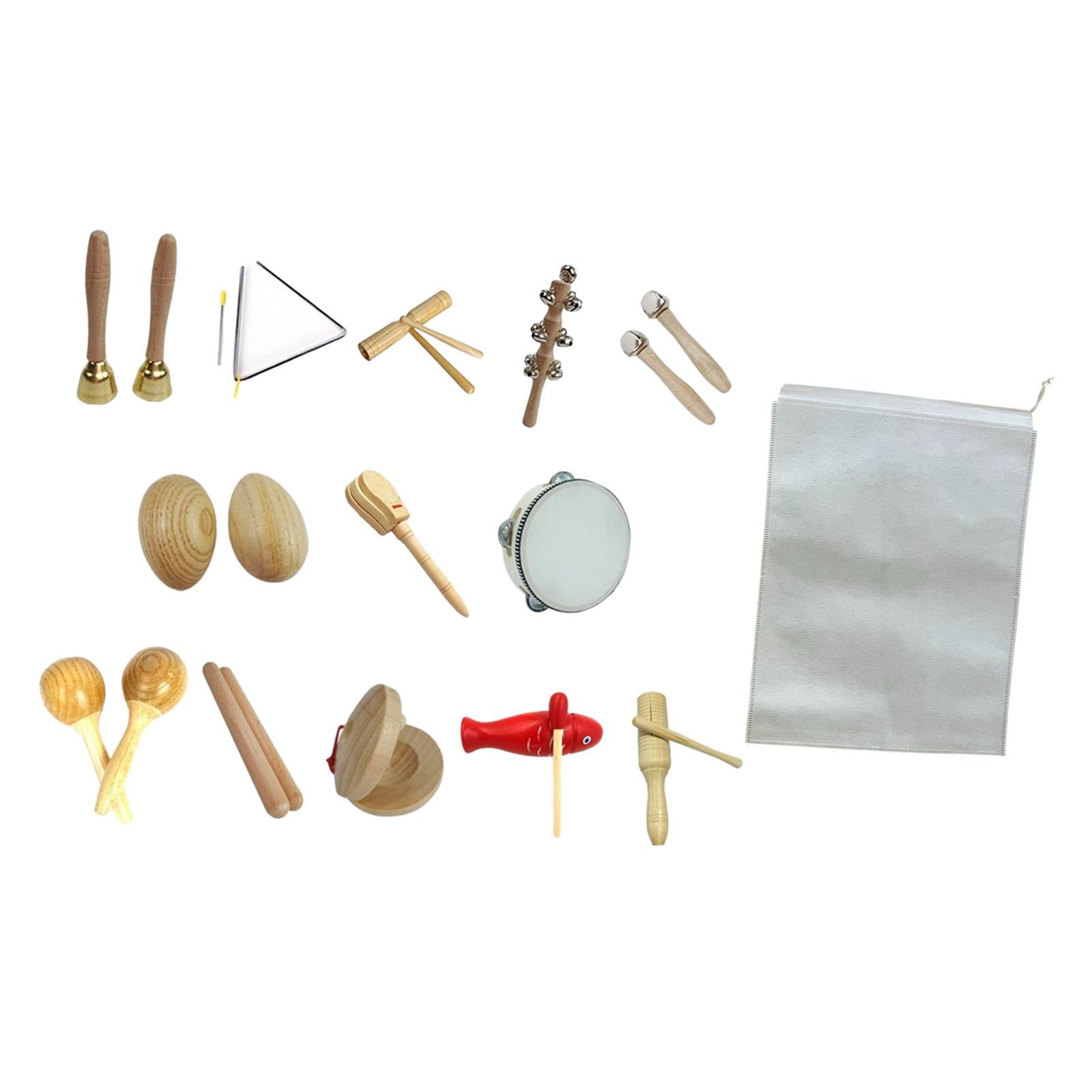 13x Kids Musical Instruments Set Creative Portable Teaching Aids Educational