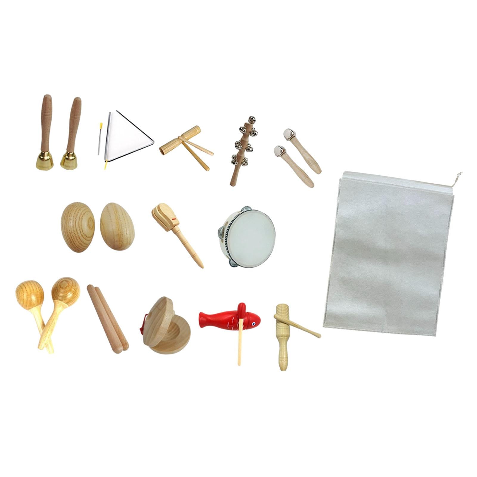 13x Kids Musical Instruments Set Creative Portable Teaching Aids Educational