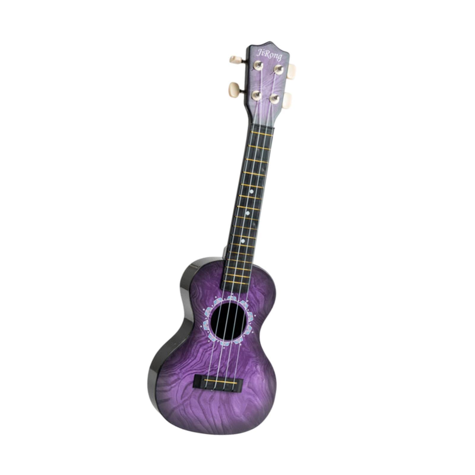 Ukulele Toy Four String Guitar Portable Small Guitar for Aged 3+ Girls Child Purple