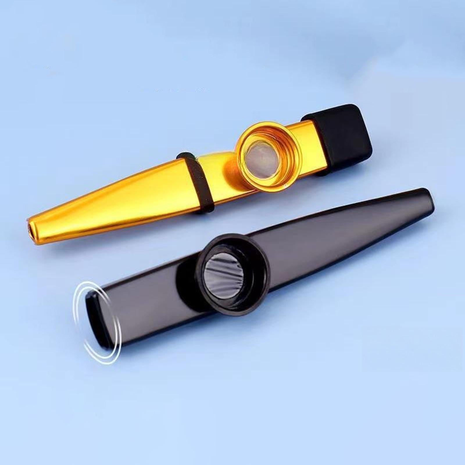 Kazoo Good Companion Party Favors Mouth Flute for Kids Music Lovers Beginner Gold