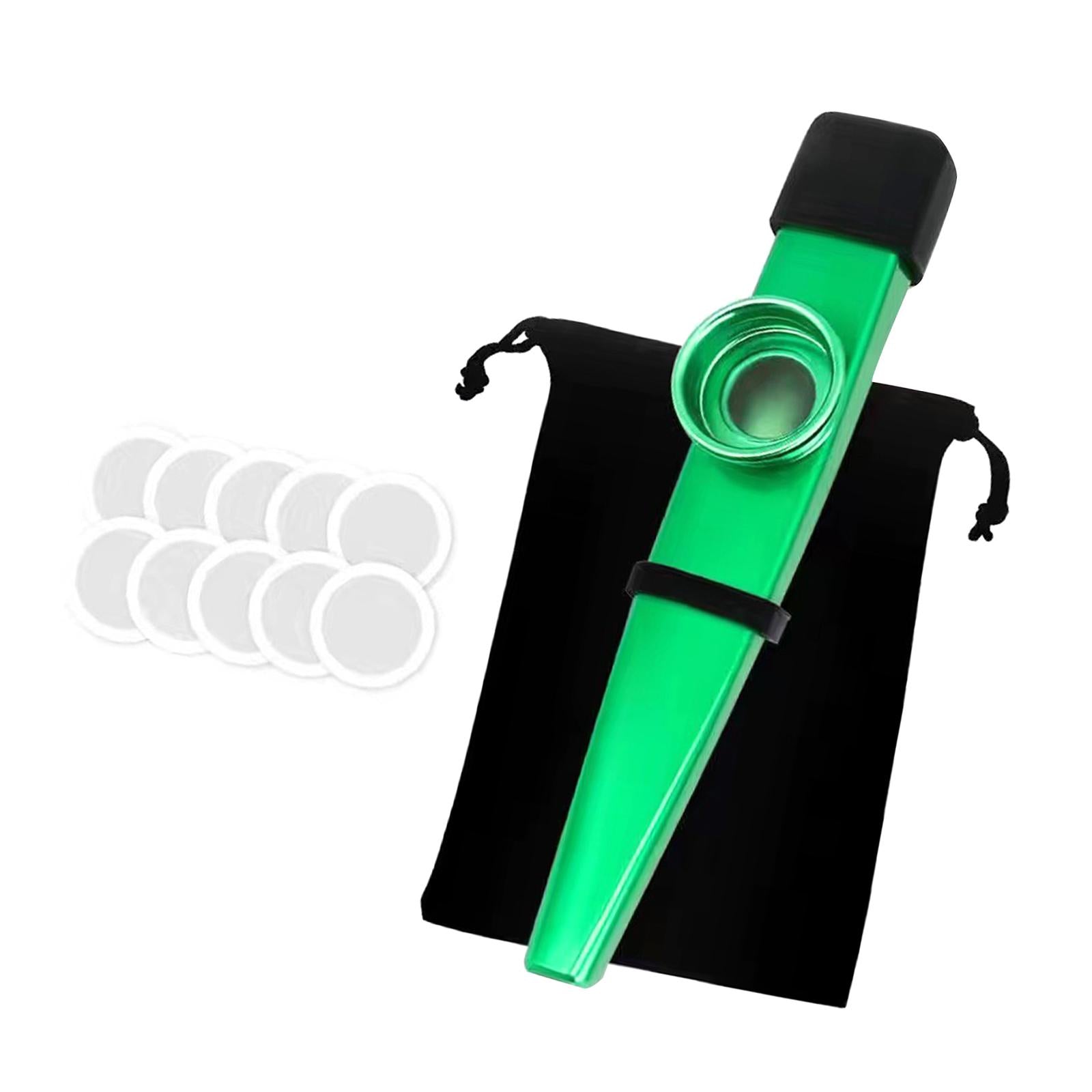 Kazoo Good Companion Party Favors Mouth Flute for Kids Music Lovers Beginner Green