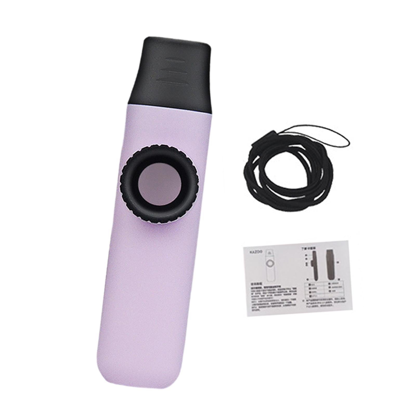 Kazoo Flute Easy to Play Musical Instrument for Music Lovers Beginner Adults purple